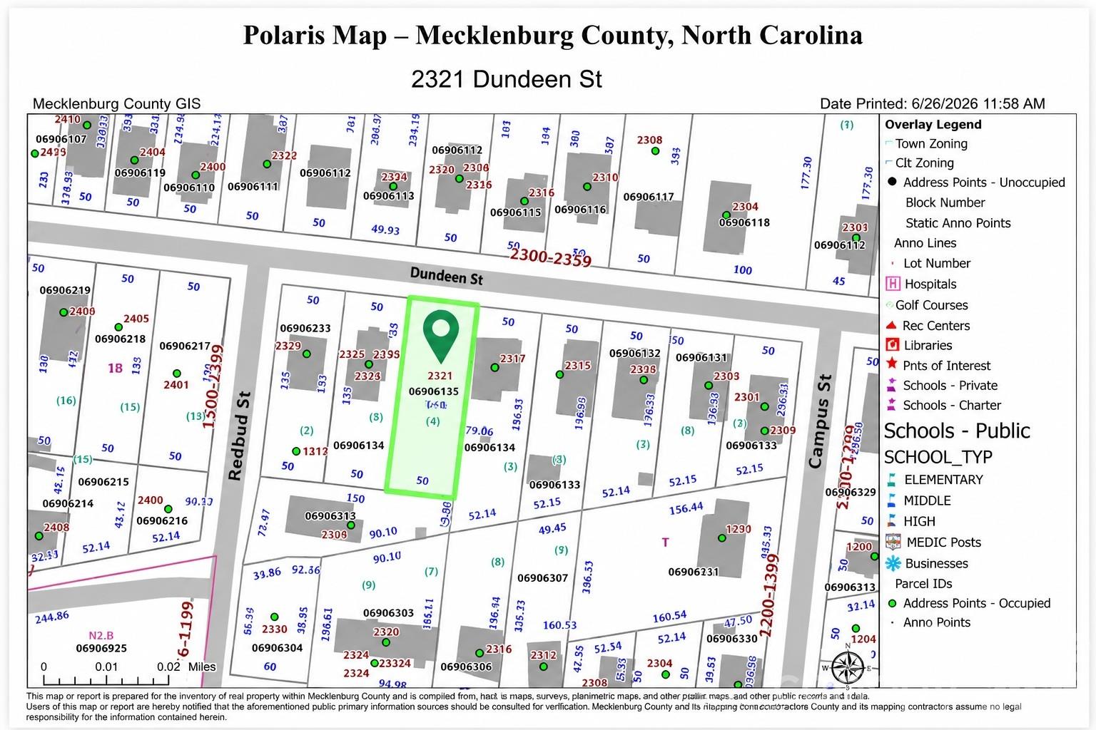 Lot at 2321 Dundeen Street, Charlotte, photo 5 of 5