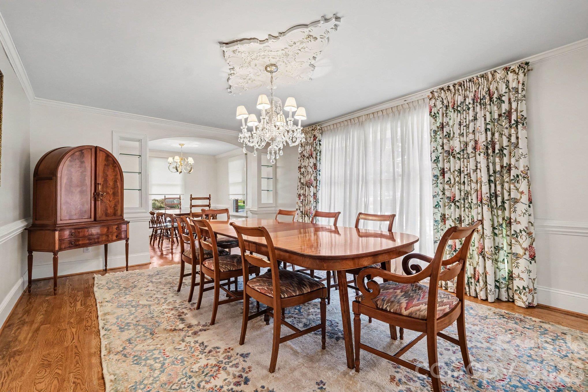 A versatile front formal living room or dining room to seat 10+ comfortably - 746 Grandview Drive NE, Concord