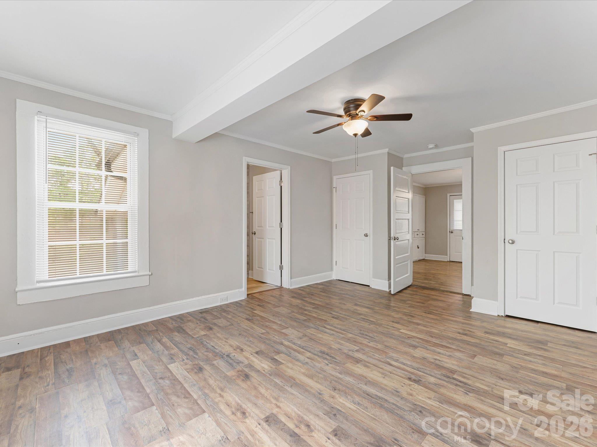 Primary Bedroom has 2 closets - 721 Broad Street, Kannapolis