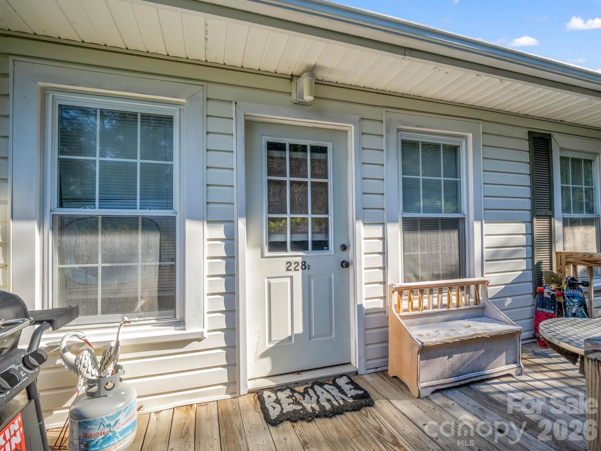 Unit B Front Entrance - 228 Stoney Mountain Road, Hendersonville