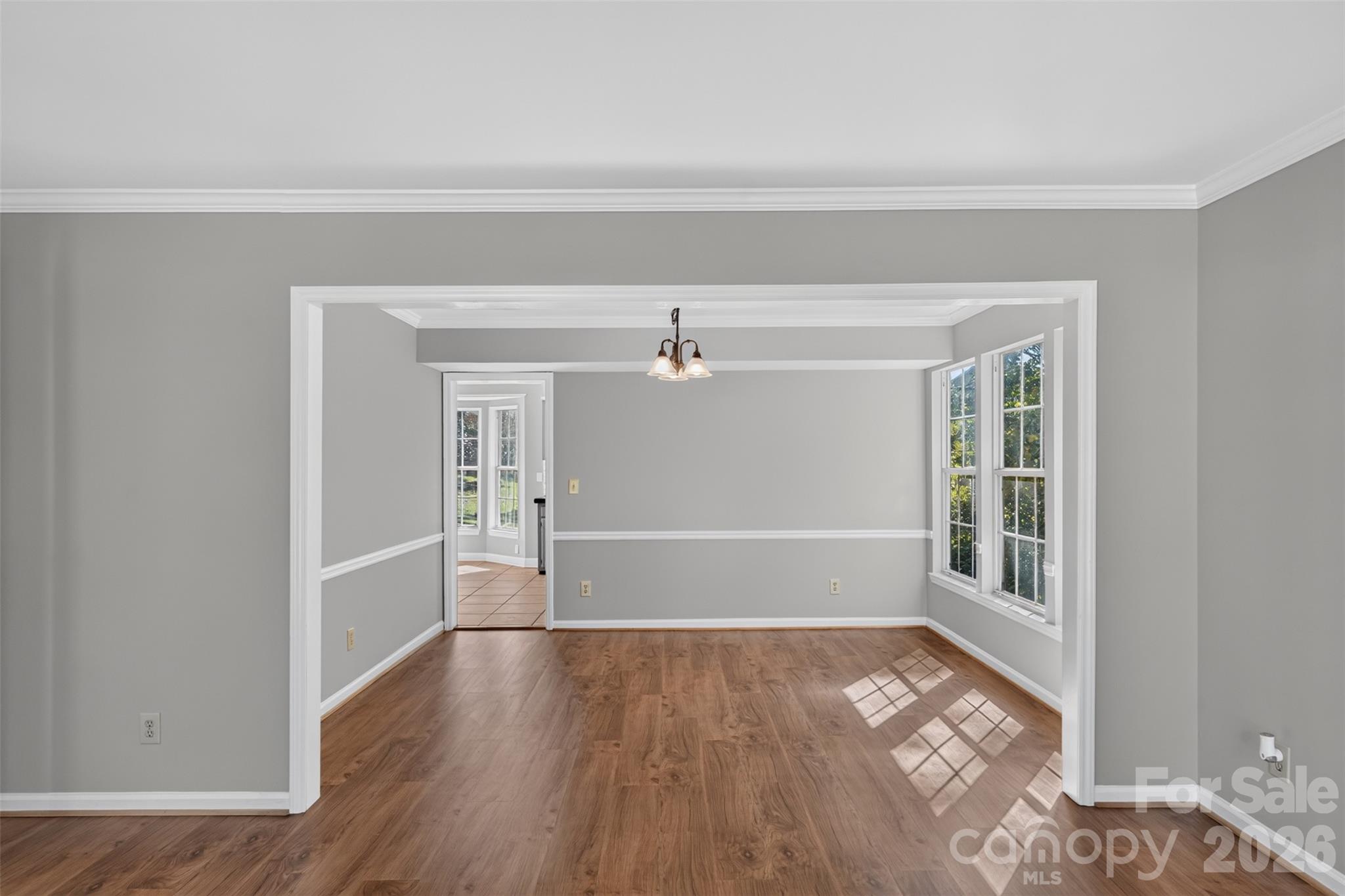 Living Room to Dining - 12427 Woodside Falls Road, Pineville
