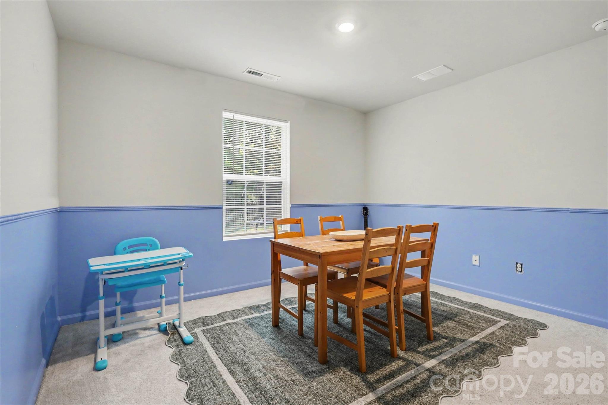 main floor bedroom currently set up as a home school classroom - 149 Catawba Walk Way, Statesville