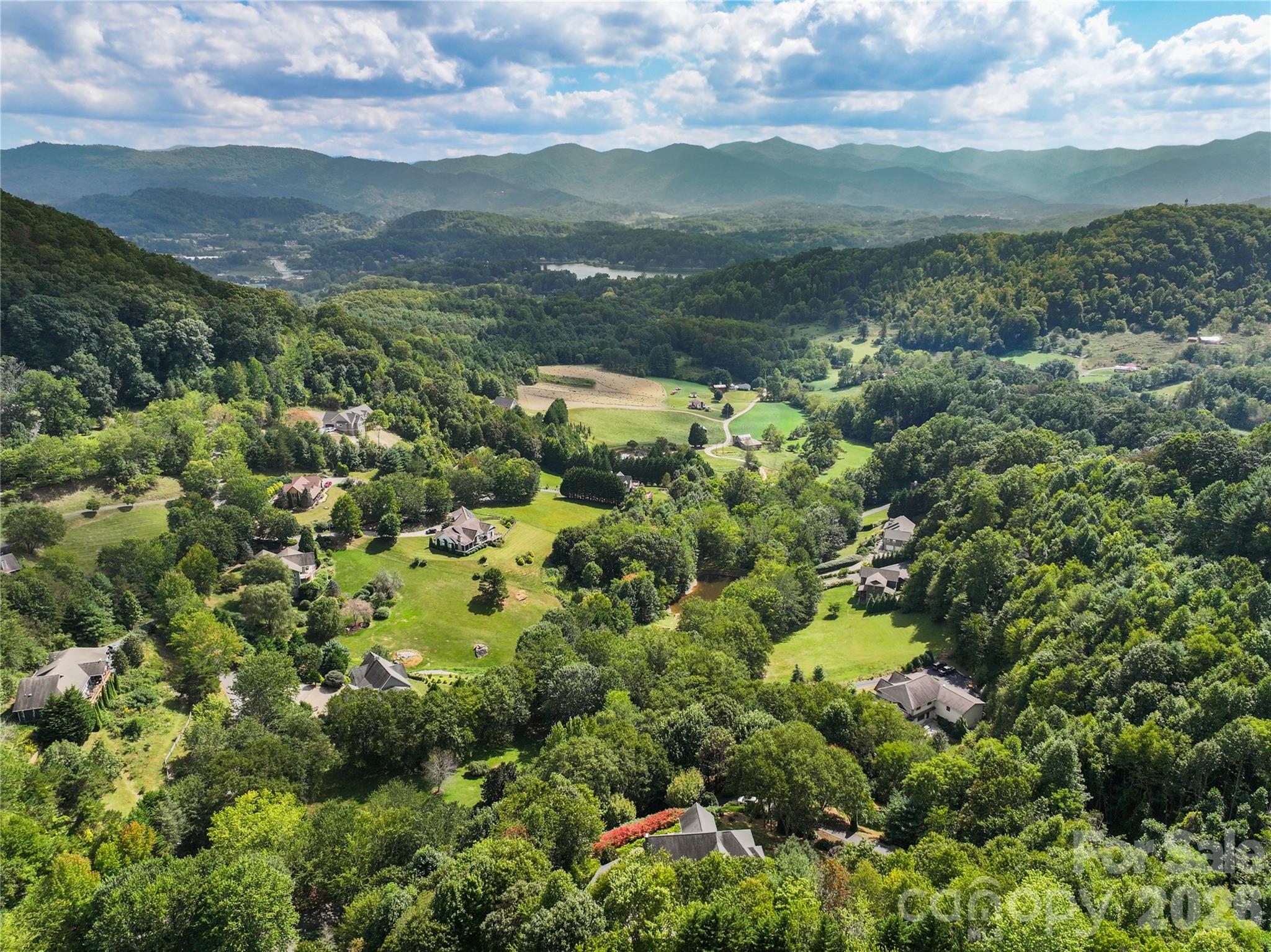 View of Lake Junaluska and breath taking Mountain views - 228 Inverness Drive, Waynesville