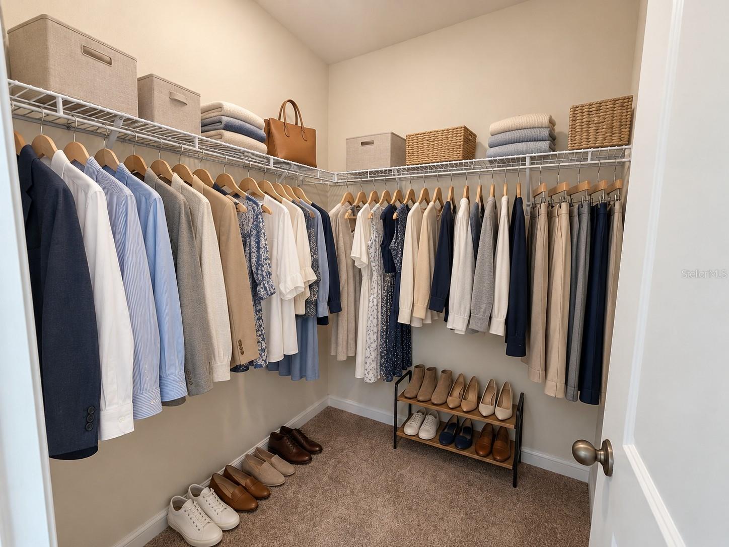 Second master closet - 3515 WHITE DANDELION CT, PLANT CITY