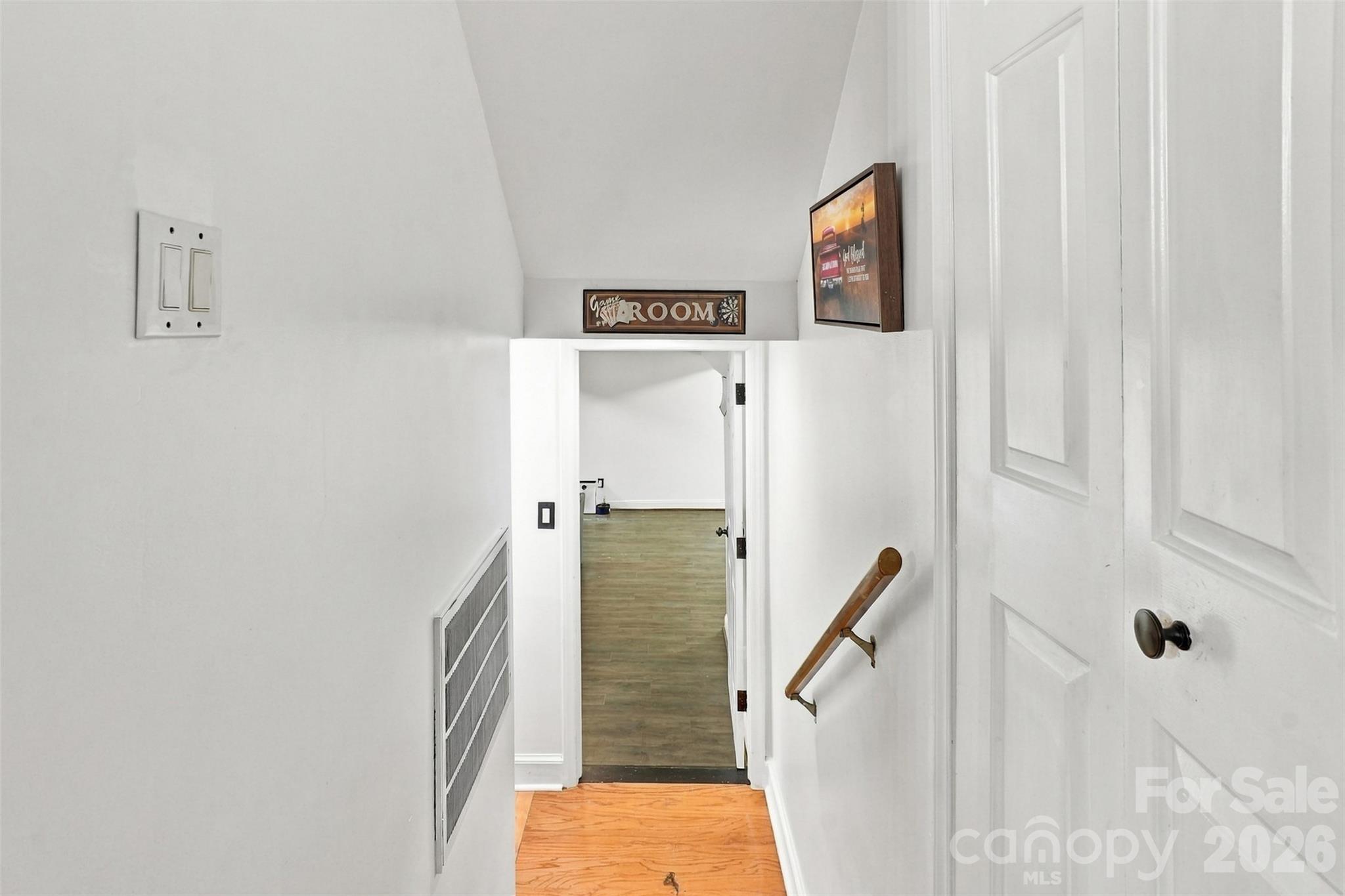 down to lower level. Laundry Room Game room - 4206 Foxmoor Drive, Charlotte
