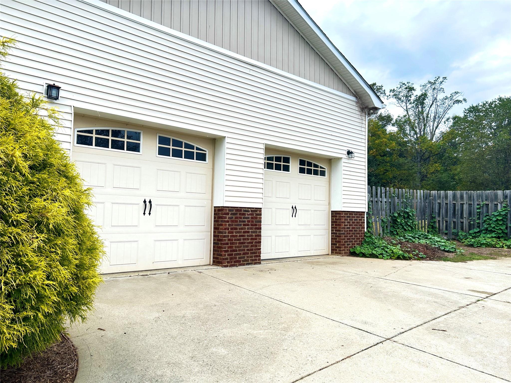 An oversized 2 car garage. - 224 Pete Luther Road, Candler