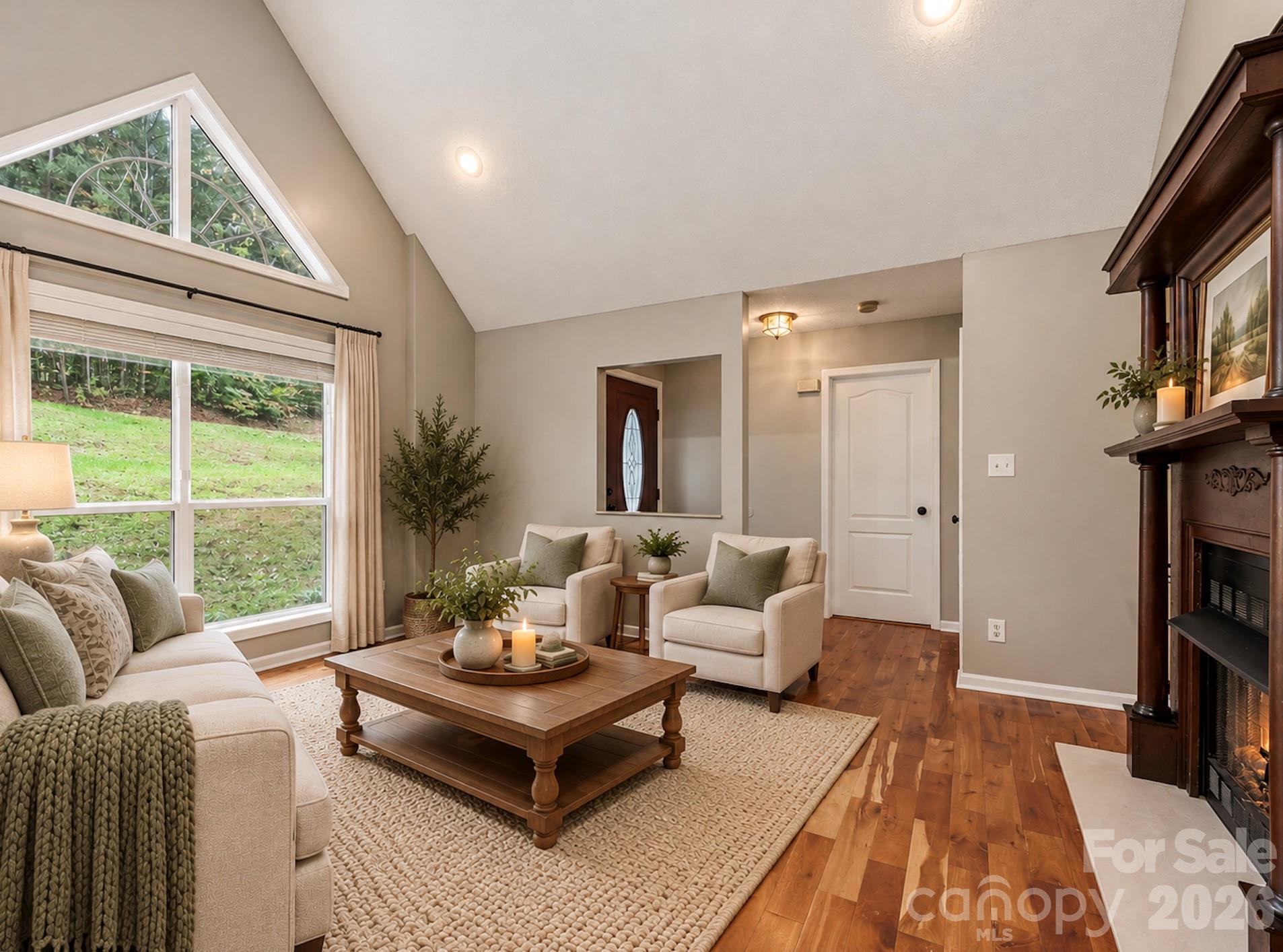 Living RoomVirtually Staged - 8 Rasada Extension, Weaverville
