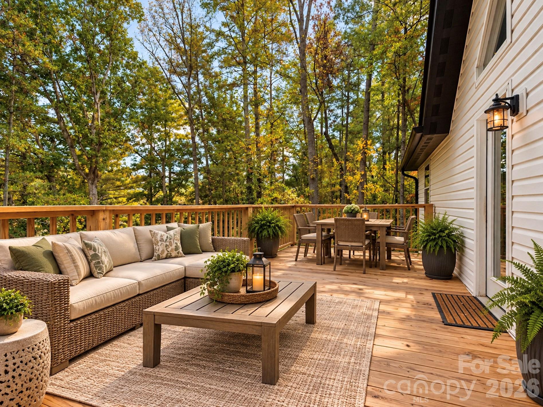 New Large DeckVirtually Staged - 8 Rasada Extension, Weaverville