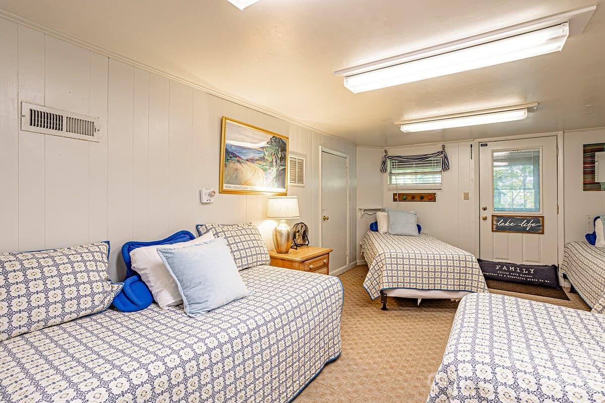 Basement level with additional sleeping areas - 208 N West Lake Drive, Lake Lure