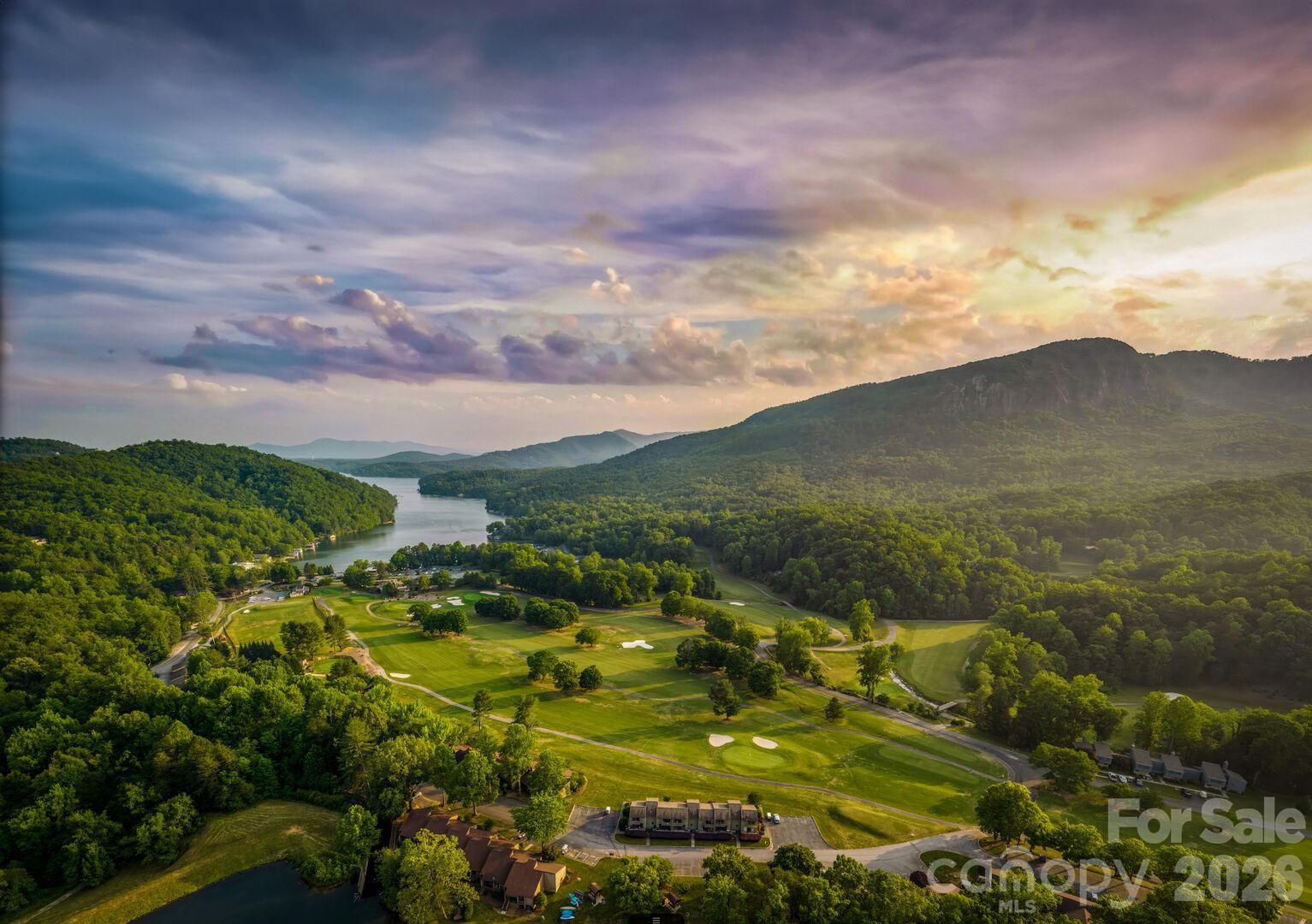 Twilight of Rumbling Bald community - 208 N West Lake Drive, Lake Lure