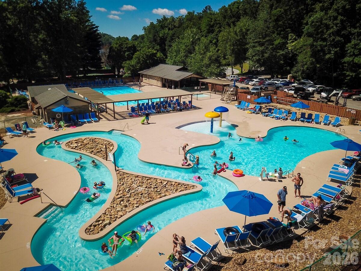 Lazy River and outdoor pool - 208 N West Lake Drive, Lake Lure