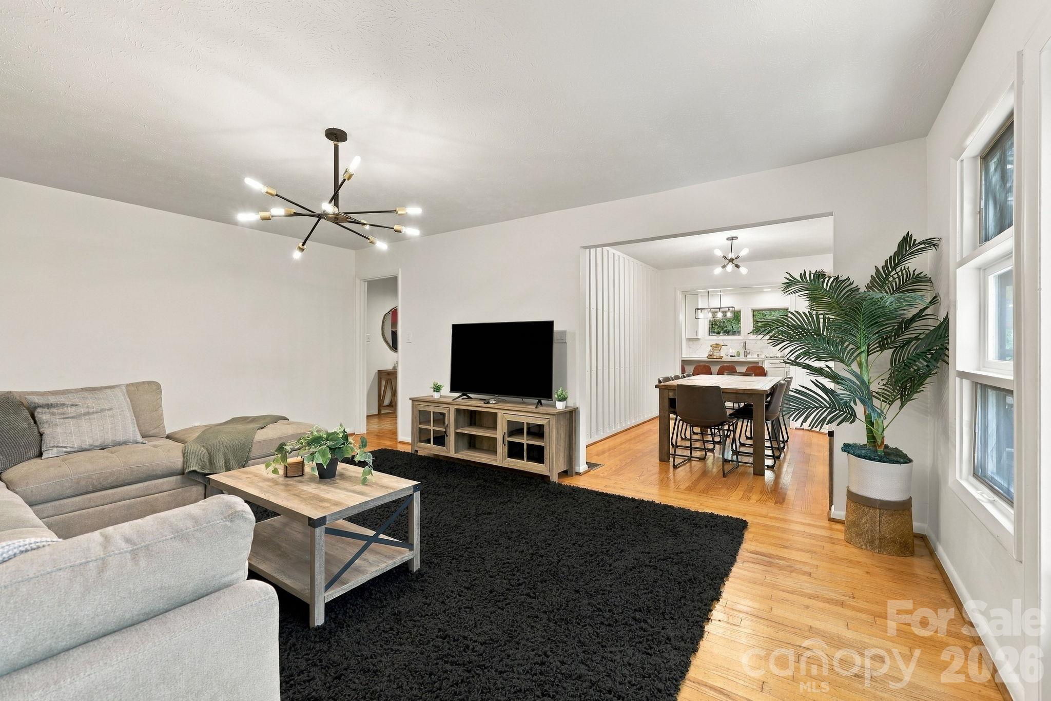 Living Room - 109 Overlook Road, Asheville