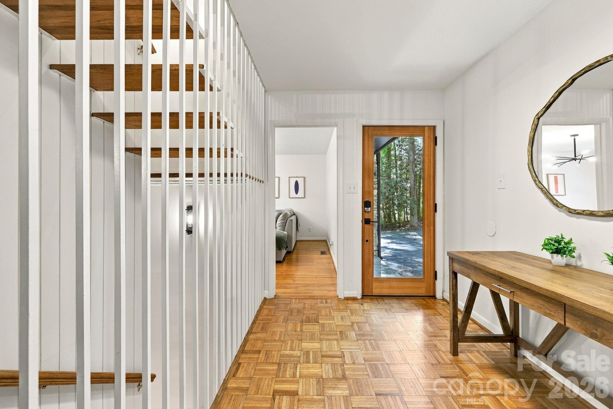 Main Level Hall - 109 Overlook Road, Asheville