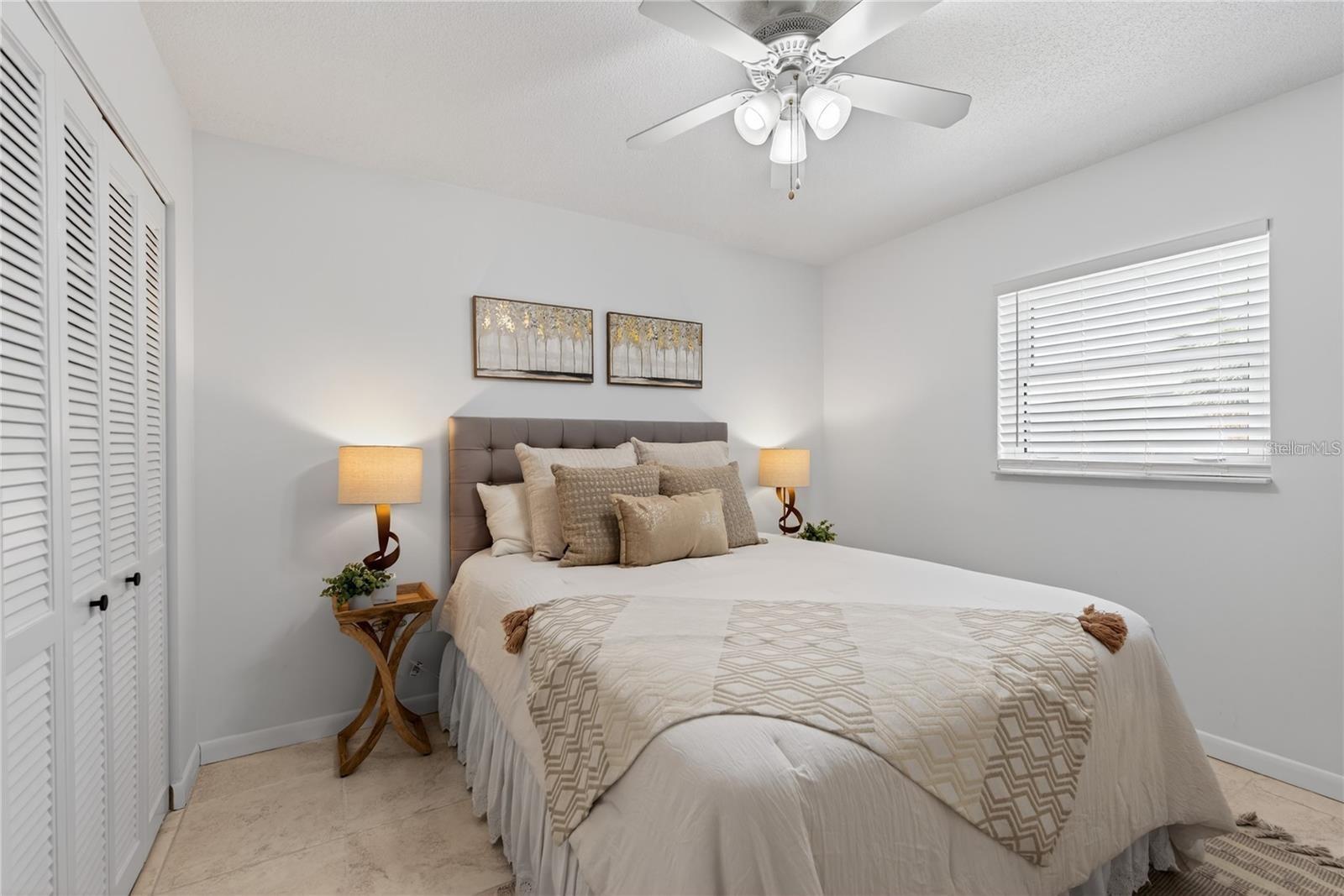 Second Bedroom with Built-In Closet - 5031 N BEACH RD #118, ENGLEWOOD