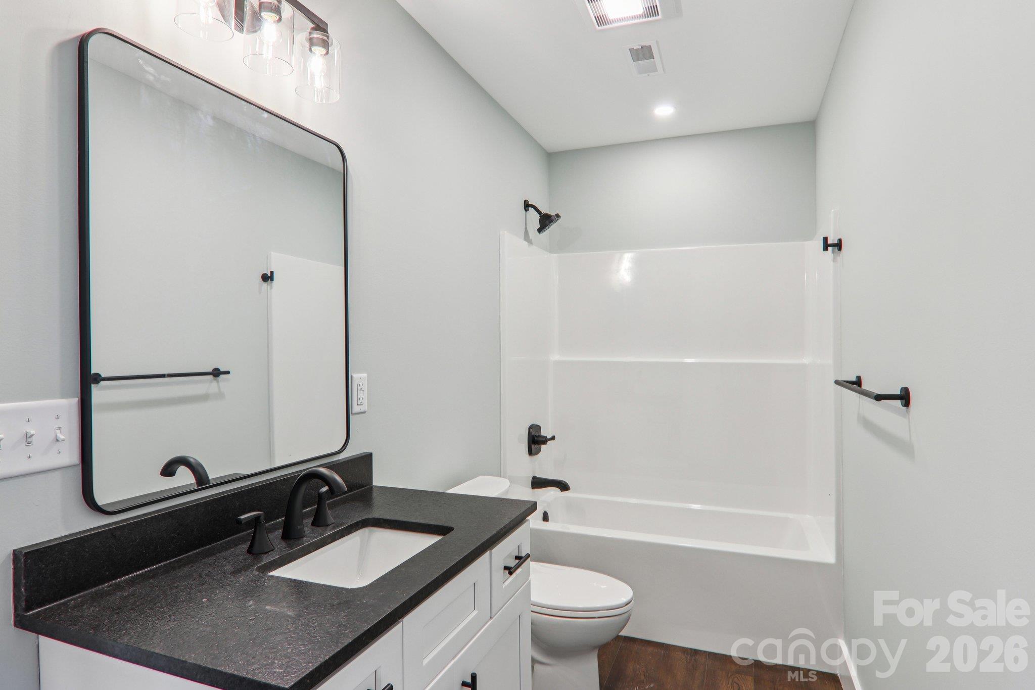 Basement bathroom - 1060 California Creek Road, Mars Hill