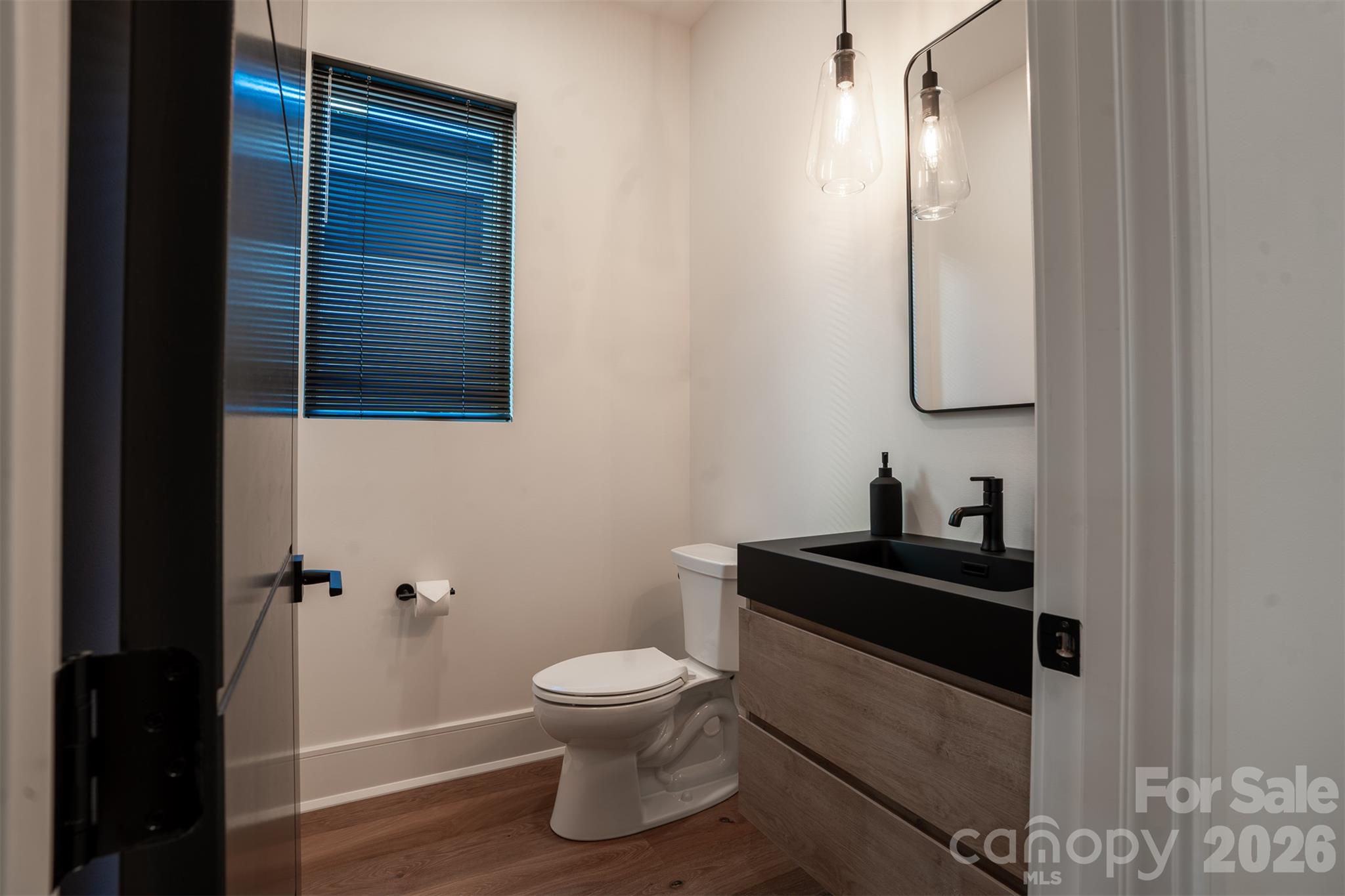 Half bath on second level - 36 S Johnson Street, Brevard