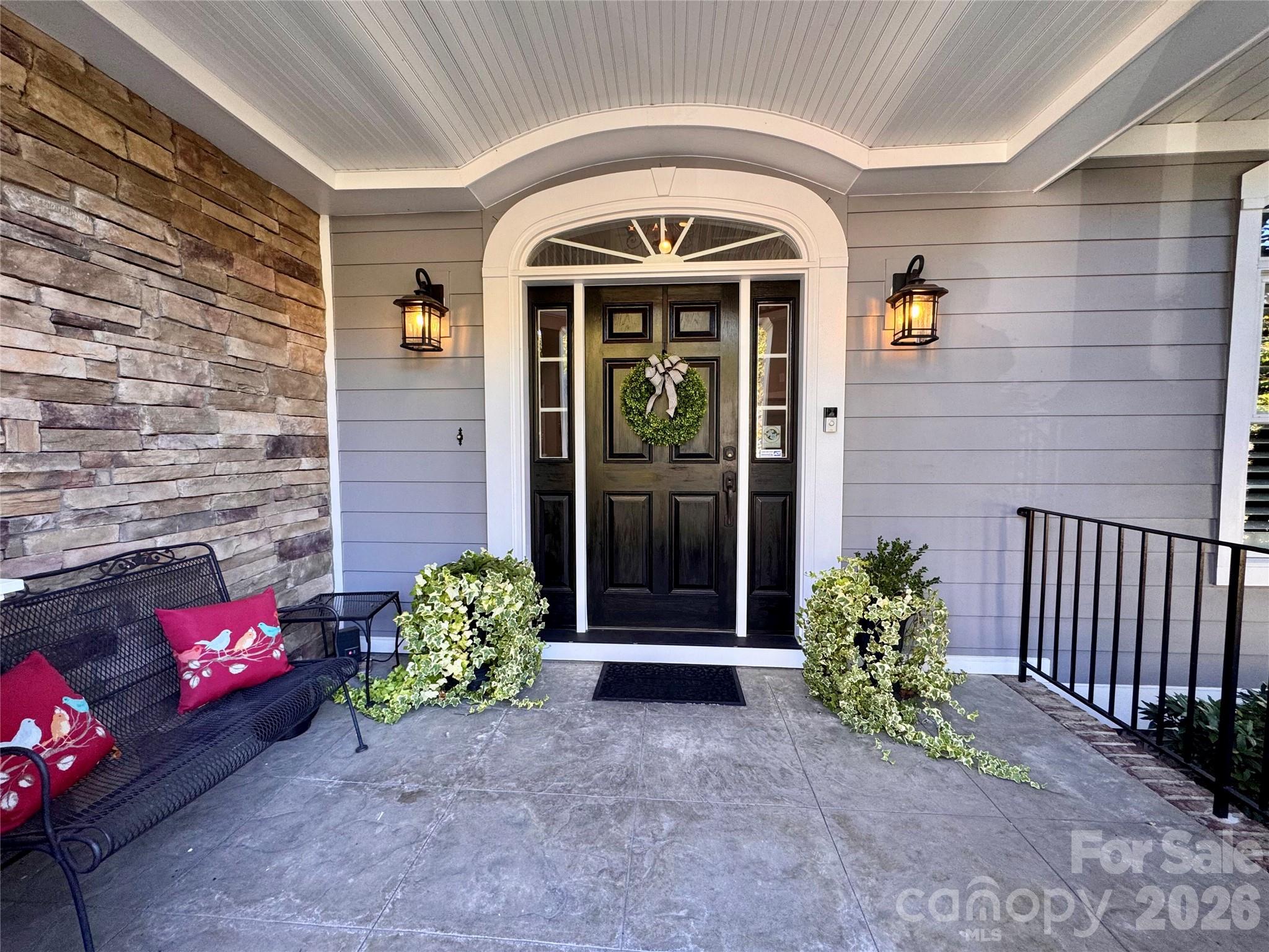 Inviting covered front porch - 2909 Donegal Drive, Kannapolis