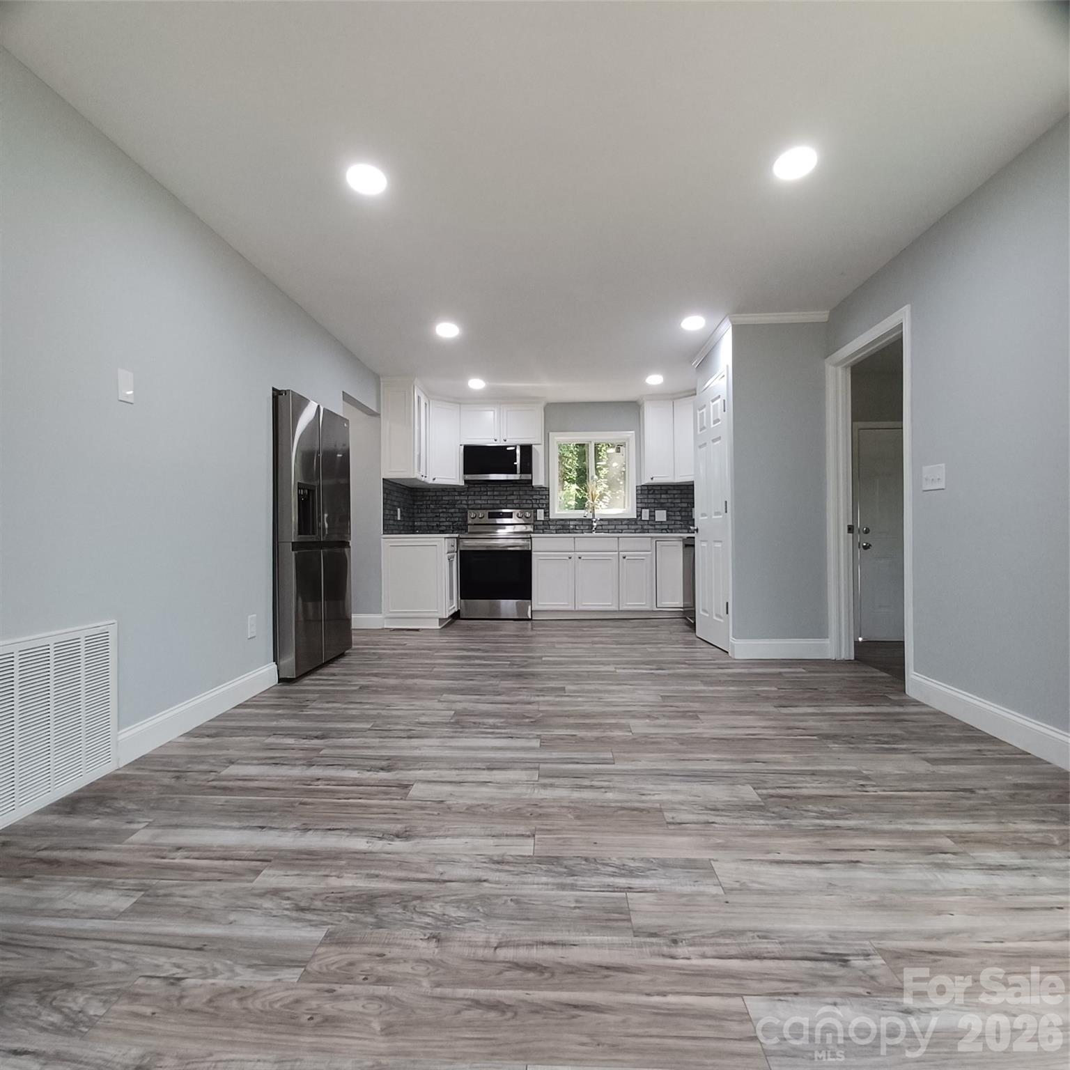 Spacious Kitchen Dining Combination measures 12 x 24 - 5717 Ruth Drive, Charlotte