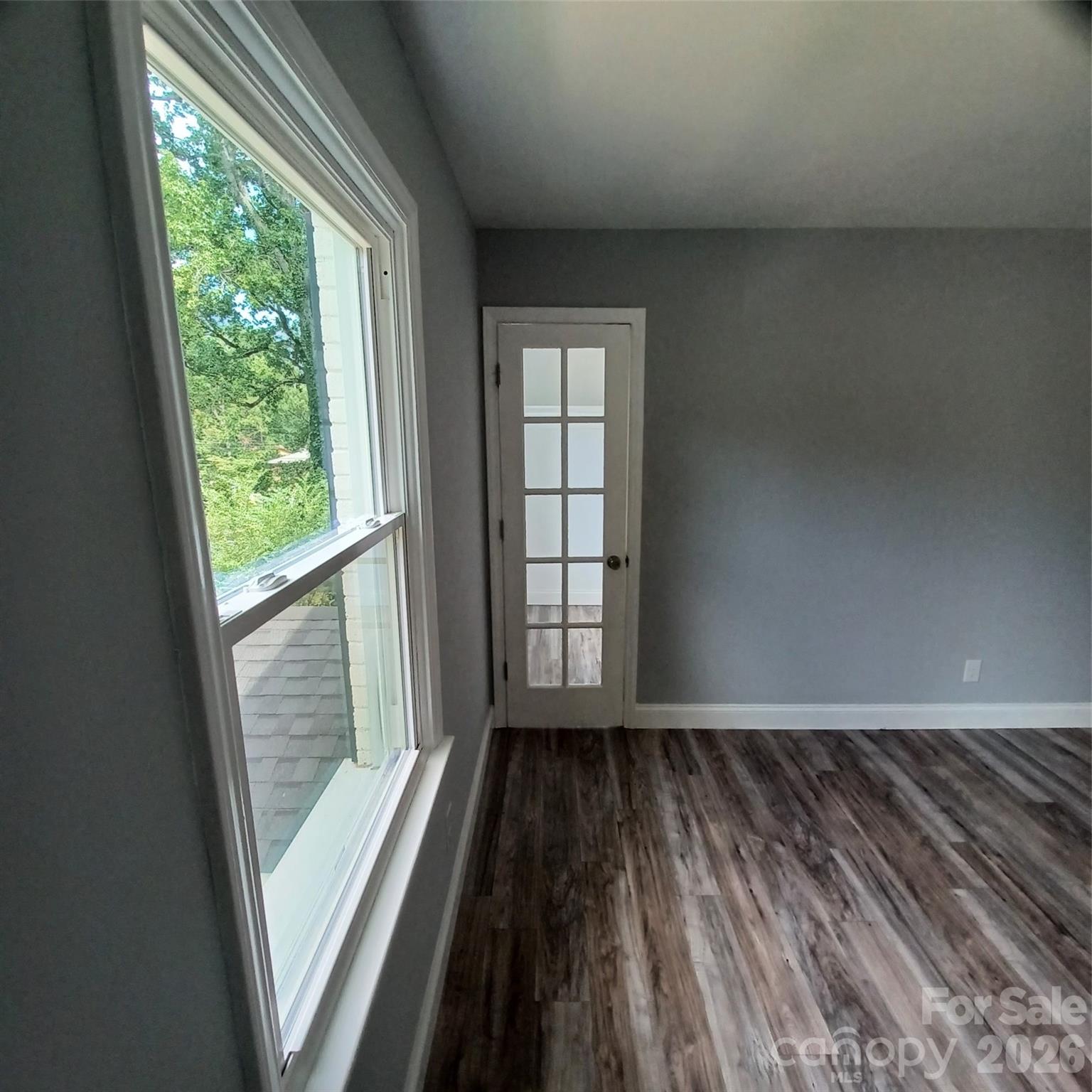 Main Bedroom with walk-in closet and french door - 5717 Ruth Drive, Charlotte