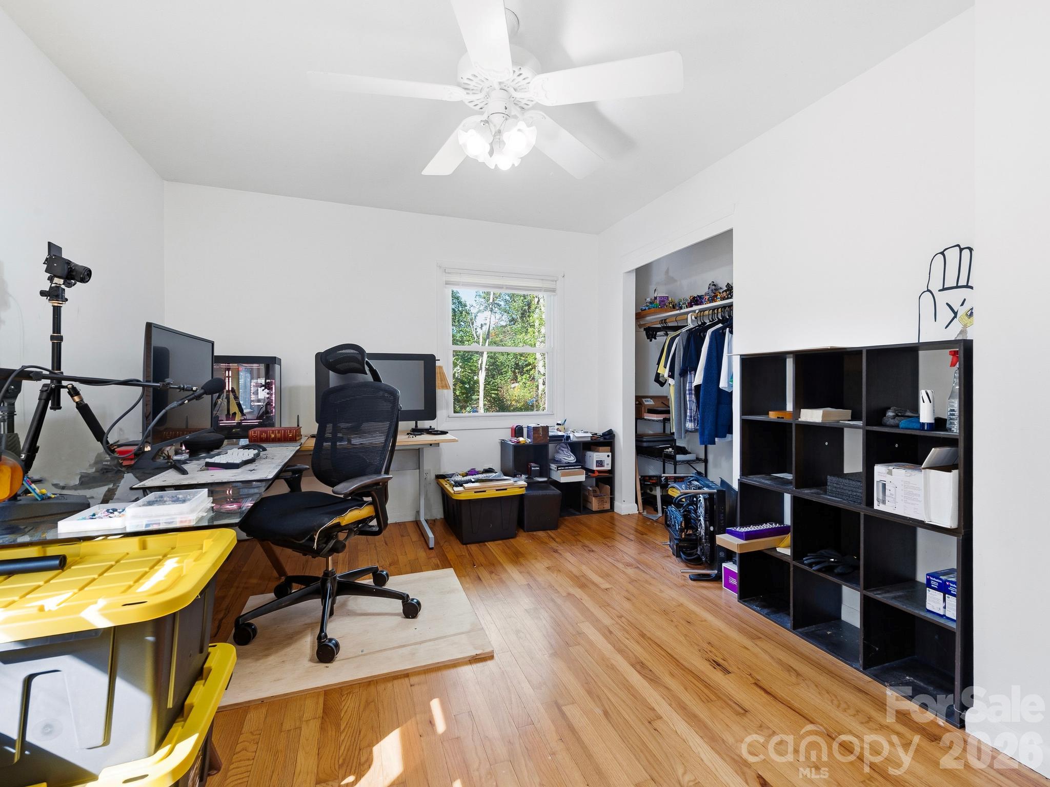 Bedroom 3 currently used as an office - 239 Baird Cove Road, Asheville