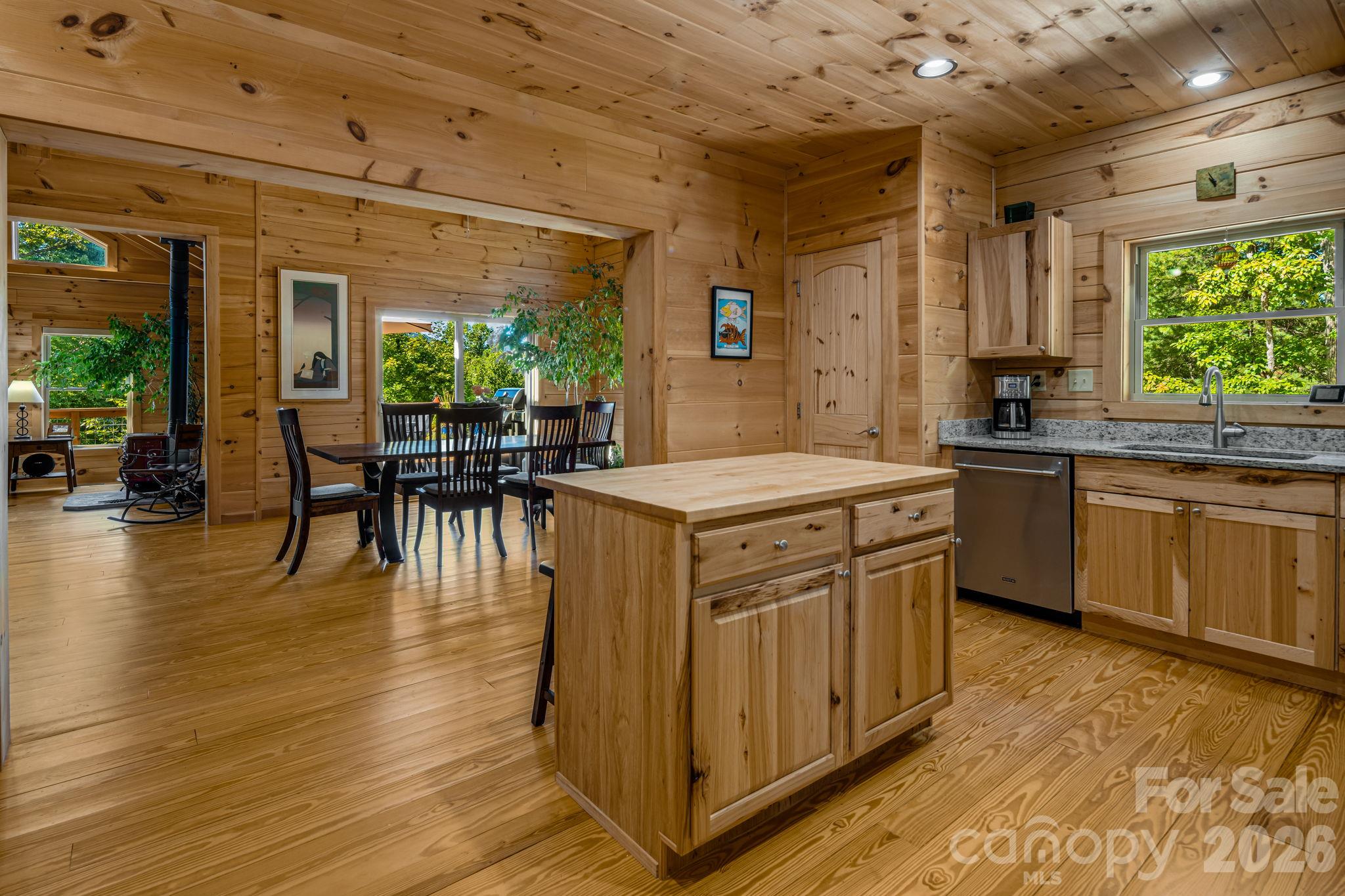 View from Main Entrance and Pantry Door - 576 Pheasant Street, Lake Lure