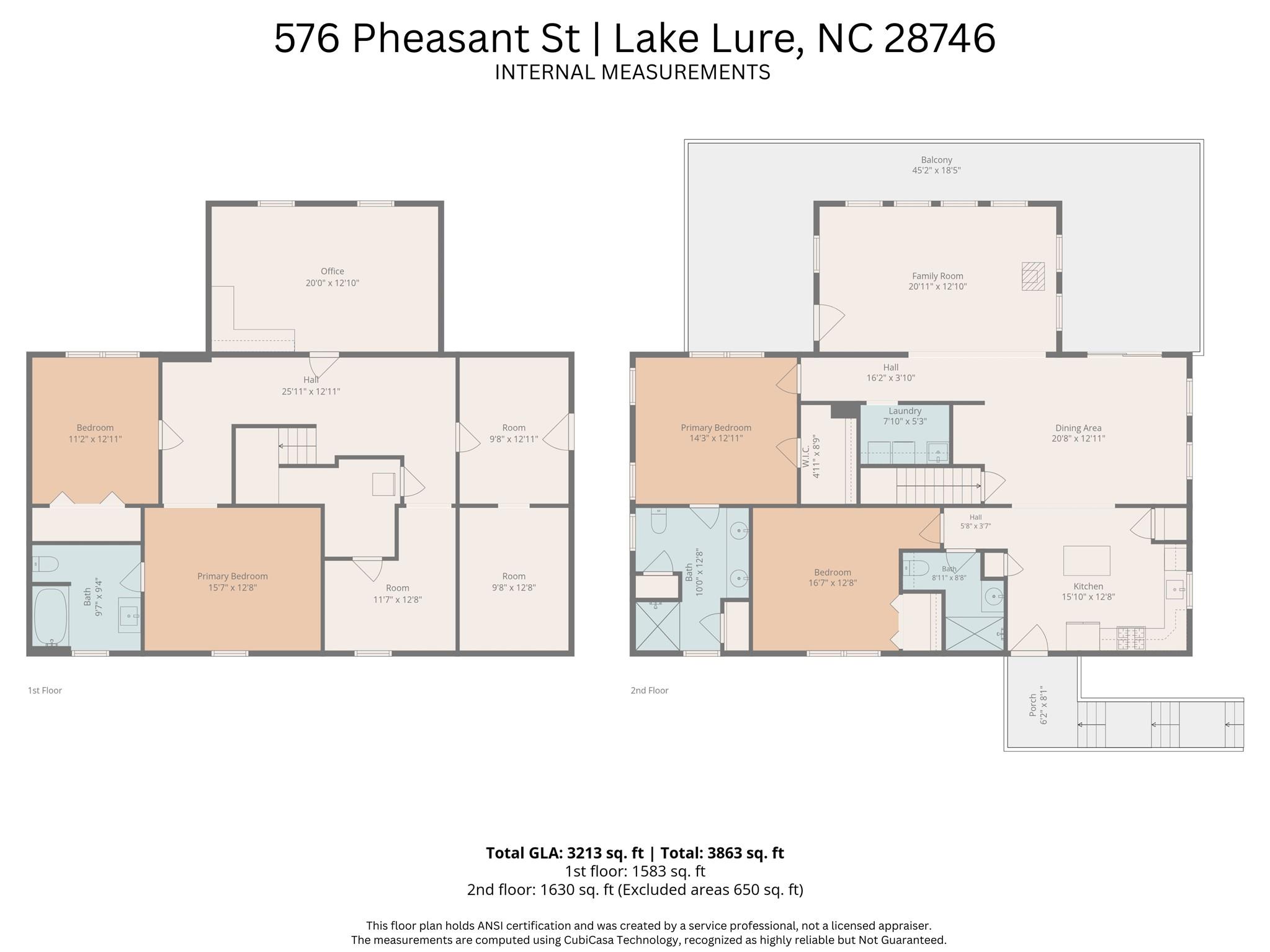 Floor Plan - 576 Pheasant Street, Lake Lure