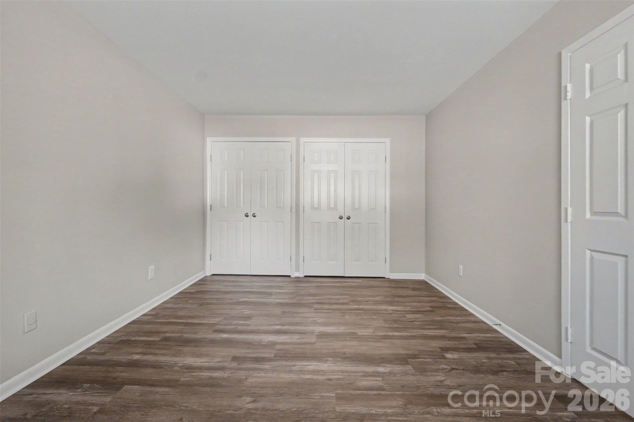 LARGE BEDROOM WALL OF CLOSET - 3201 Heathstead Place, Charlotte