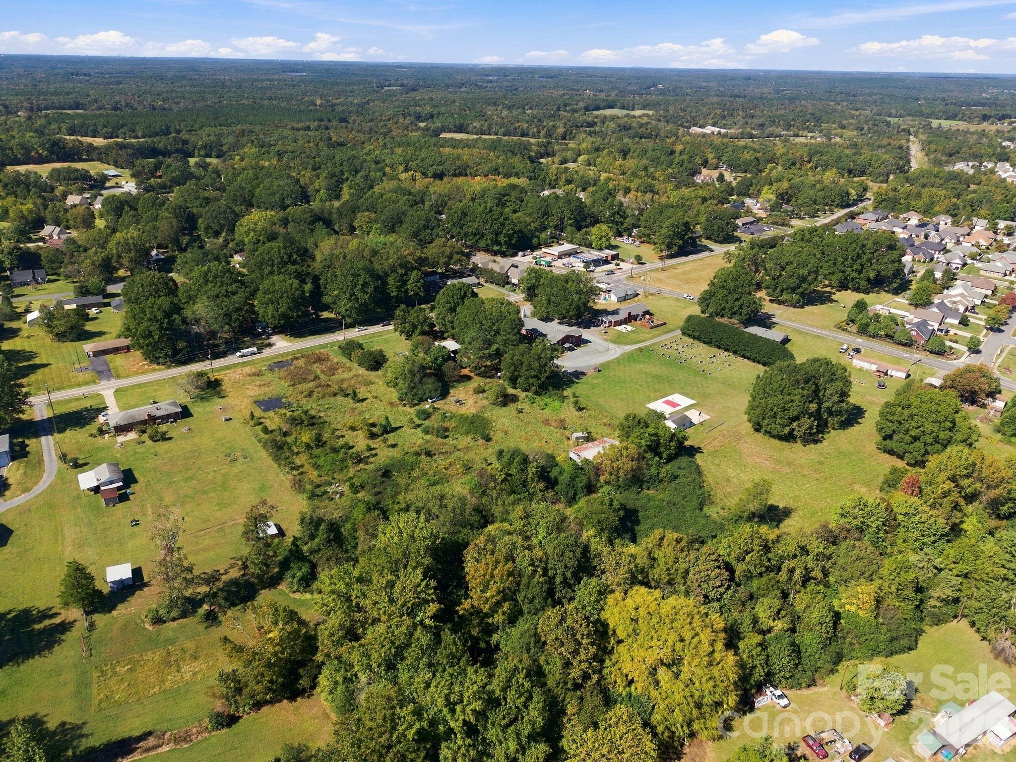 Aerial of all the lots and home - 816 Central Avenue, Locust