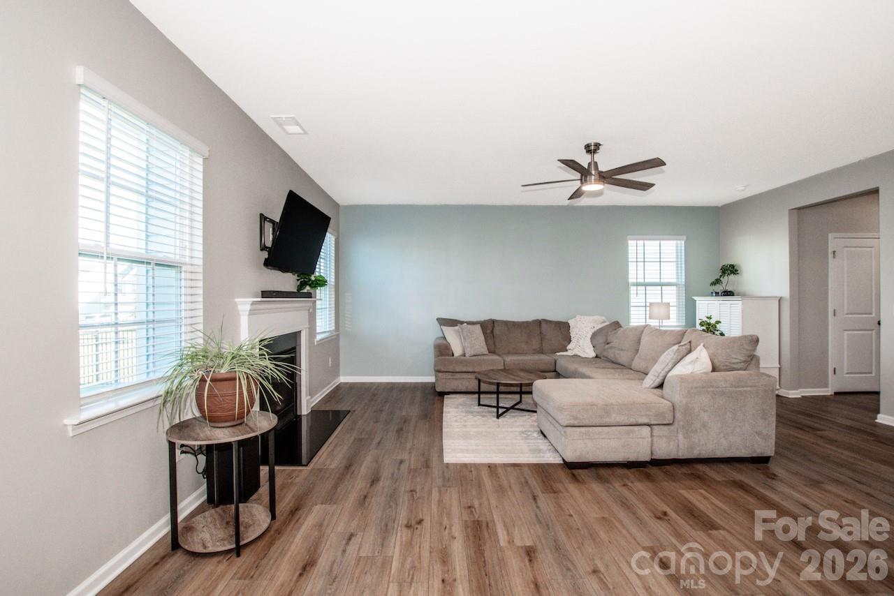 The Great Room has a ceiling fan as do each of the four bedrooms - 1944 Lowland Shade Court, Maiden