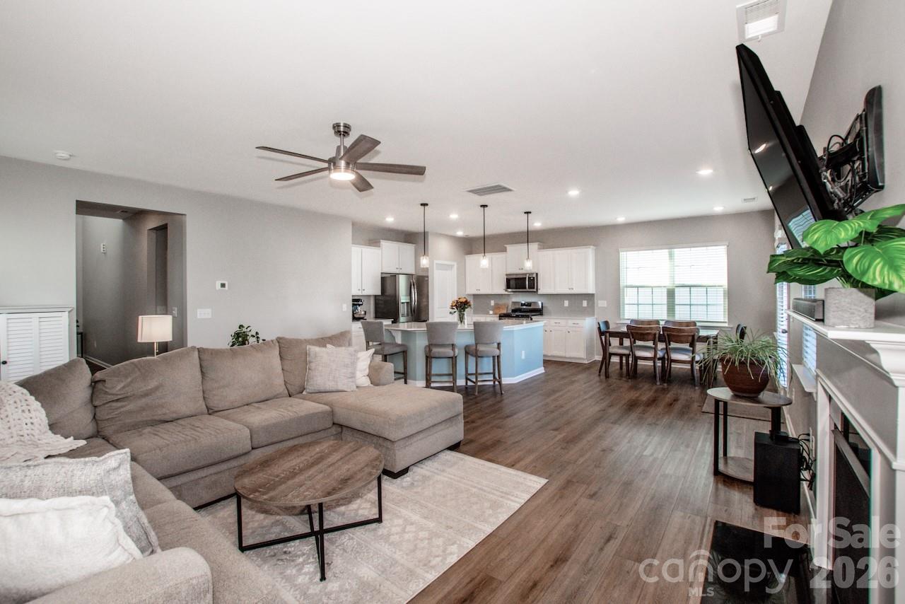 Enjoy this open floor plan which is great for entertaining! - 1944 Lowland Shade Court, Maiden
