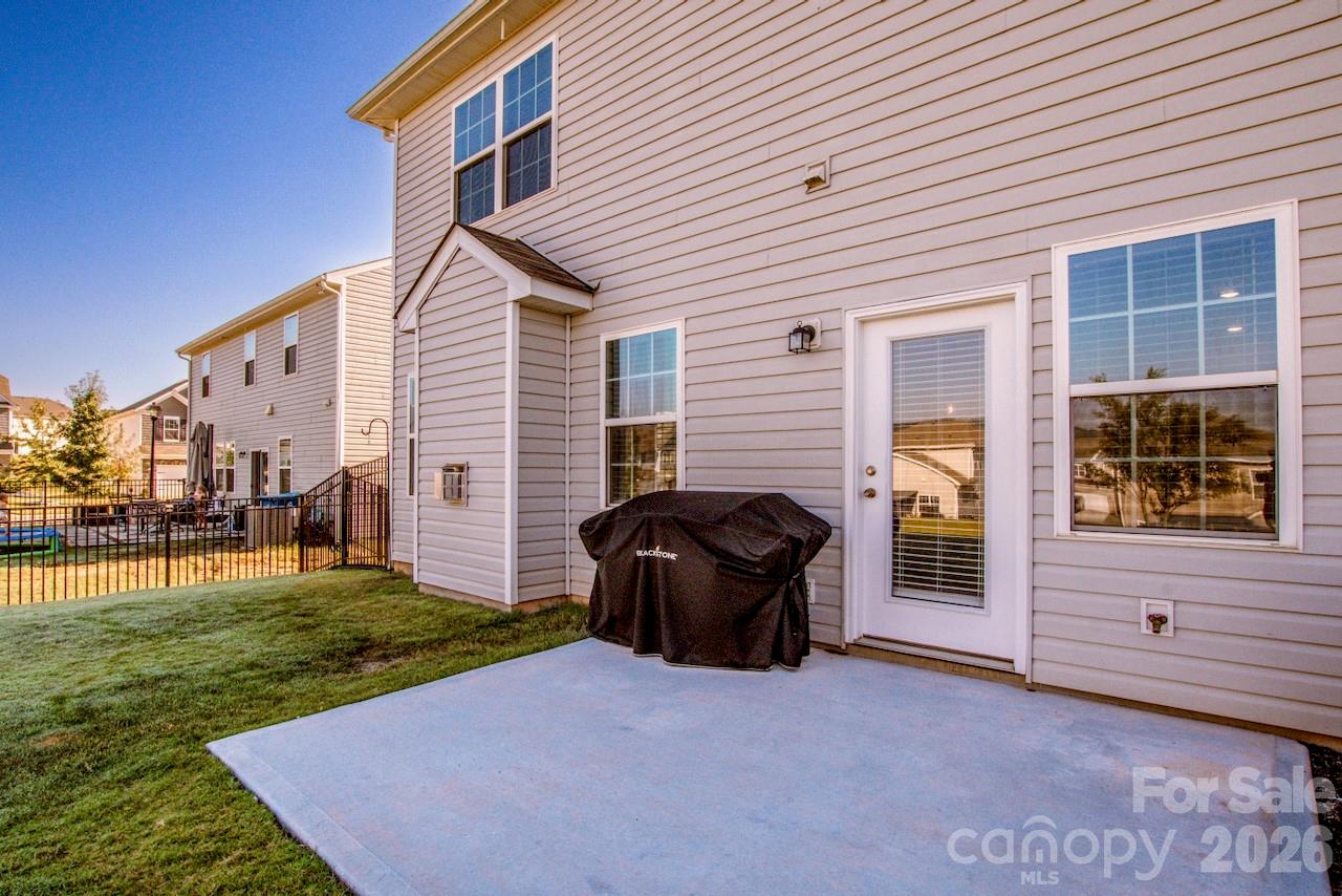 Enjoy the Back Patio for cookouts with family and friends - 1944 Lowland Shade Court, Maiden