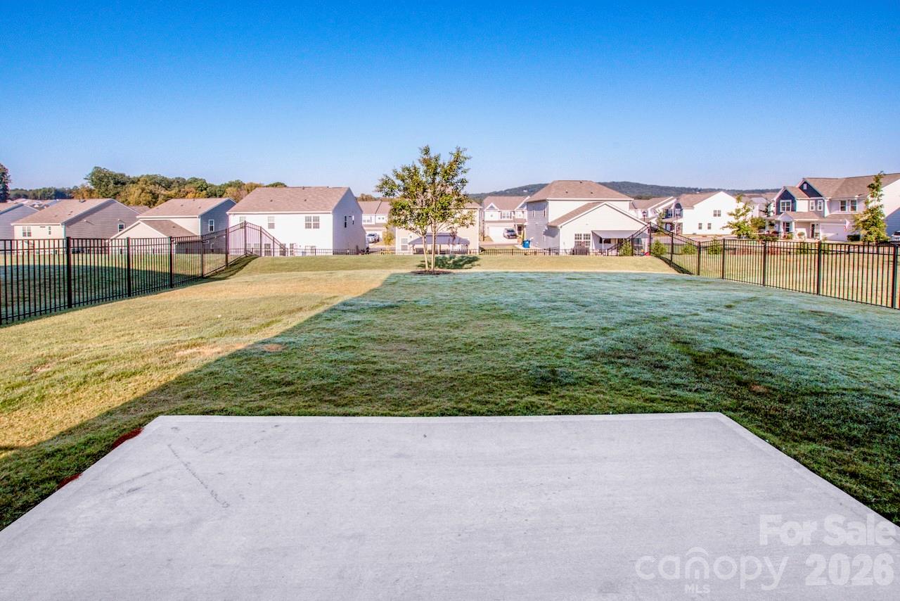 View of Backyard from Patio - 1944 Lowland Shade Court, Maiden