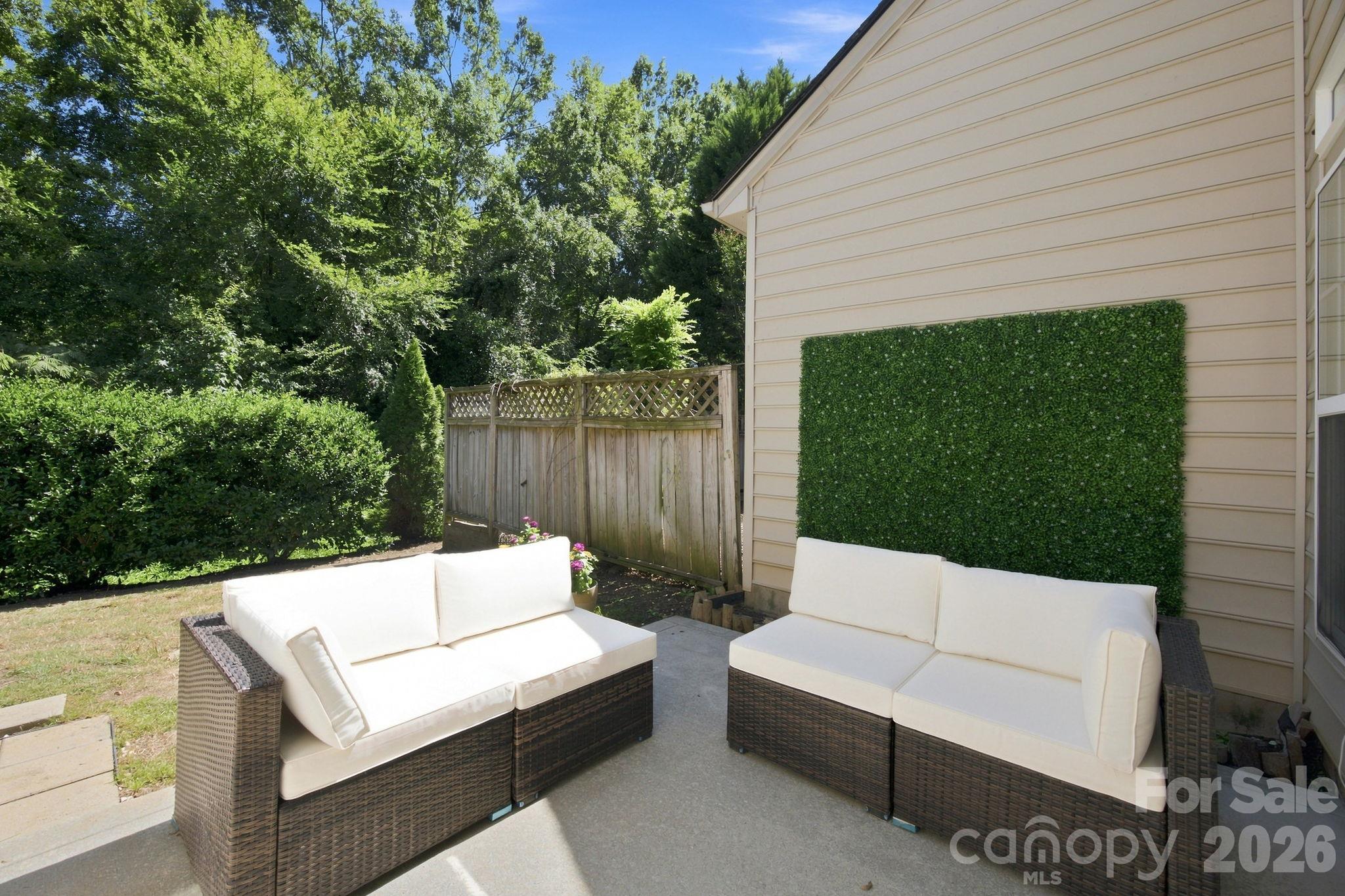 Patio Area with Accent Wall2335 Whitford LaneCharlotte NC 28210 - 2335 Whitford Lane, Charlotte
