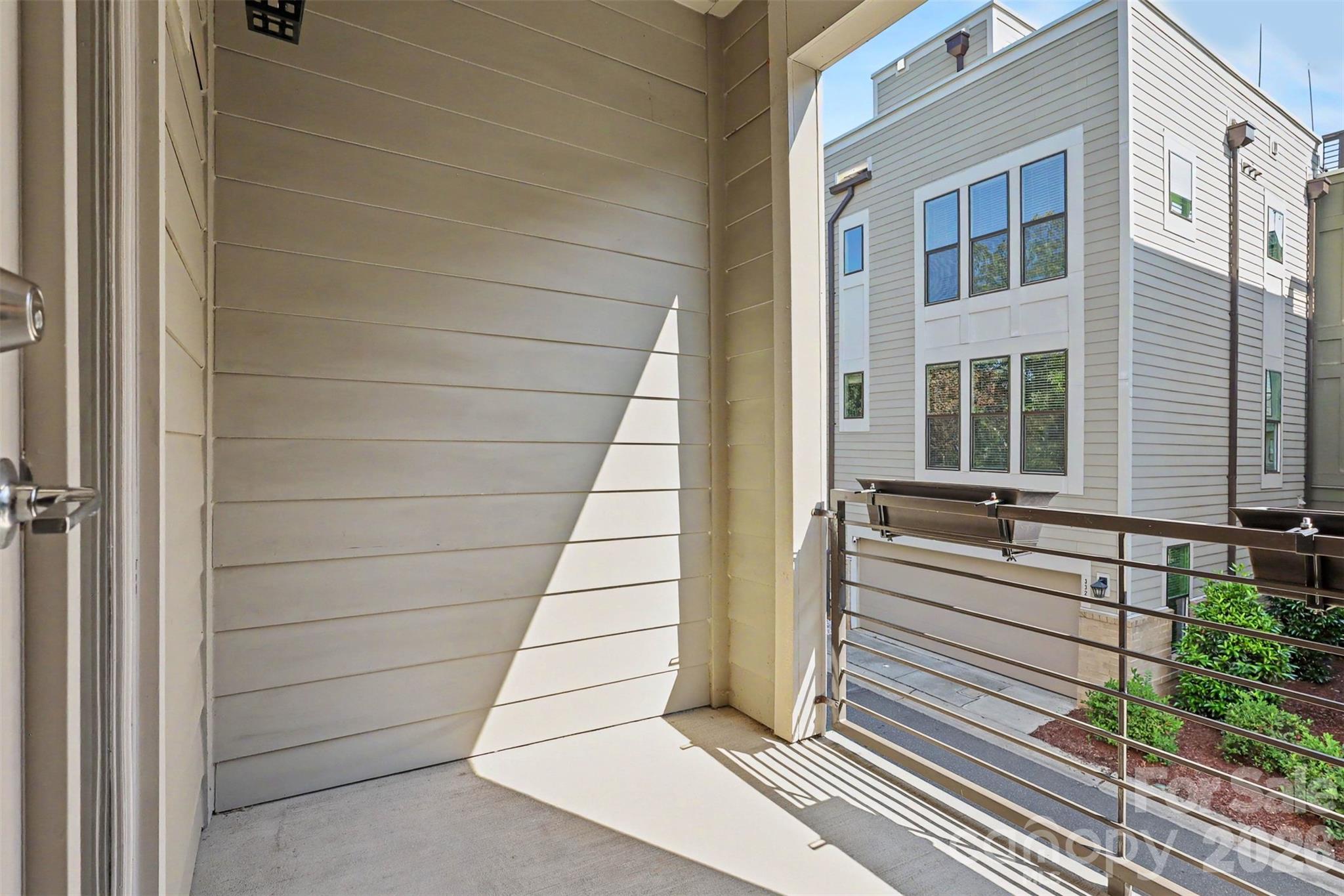Balcony off of Kitchen - 327 Uptown West Drive, Charlotte