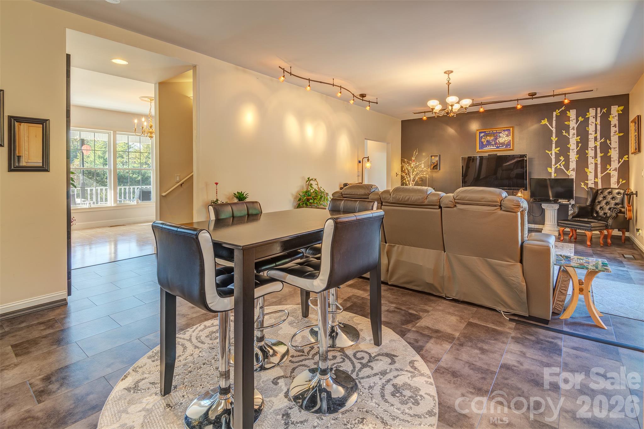 Kitchen View into Family Room -1 - 265 Flat Creek Church Road, Weaverville