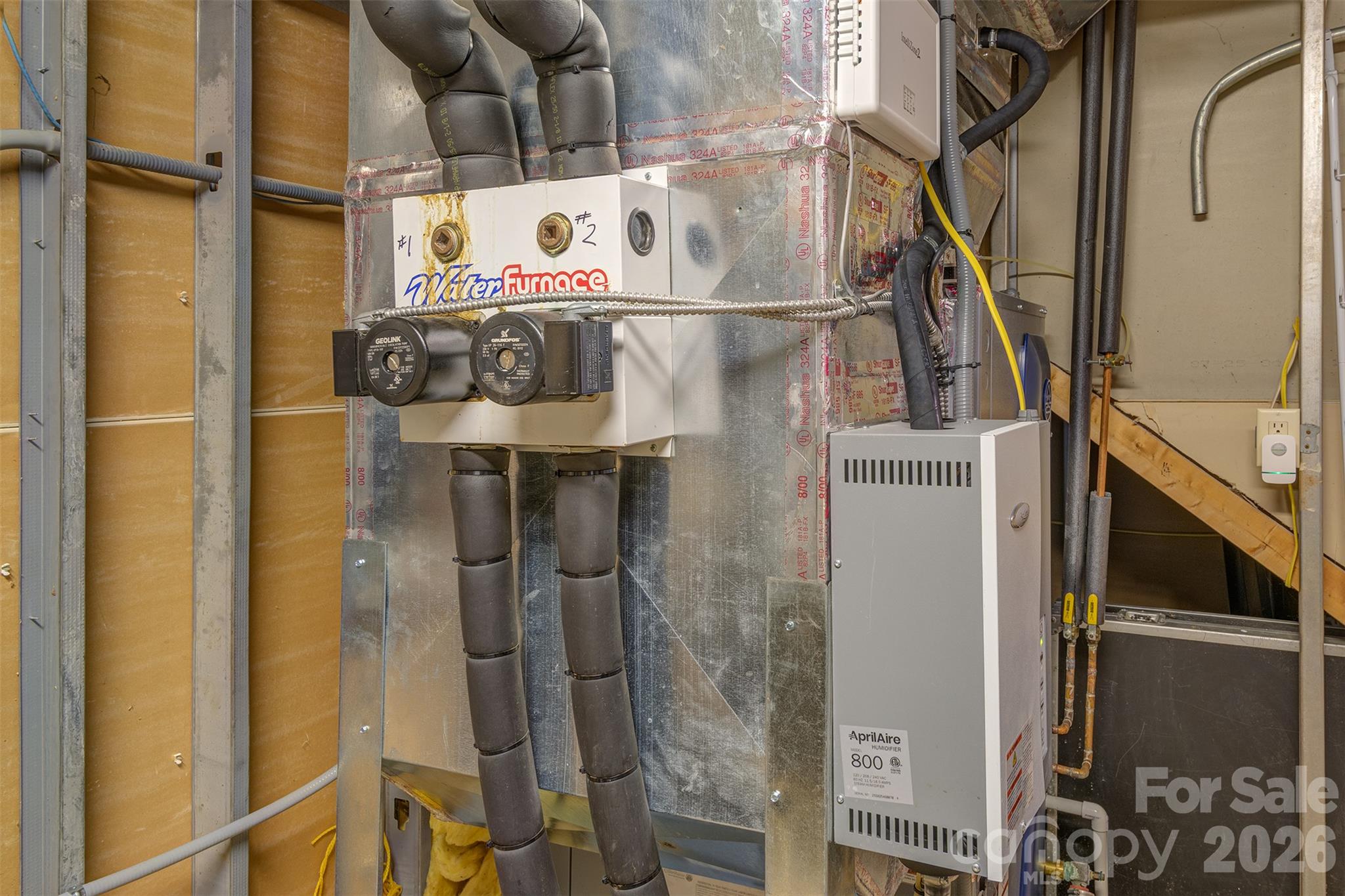 Utility Room - GeoThermal HVAC - 265 Flat Creek Church Road, Weaverville