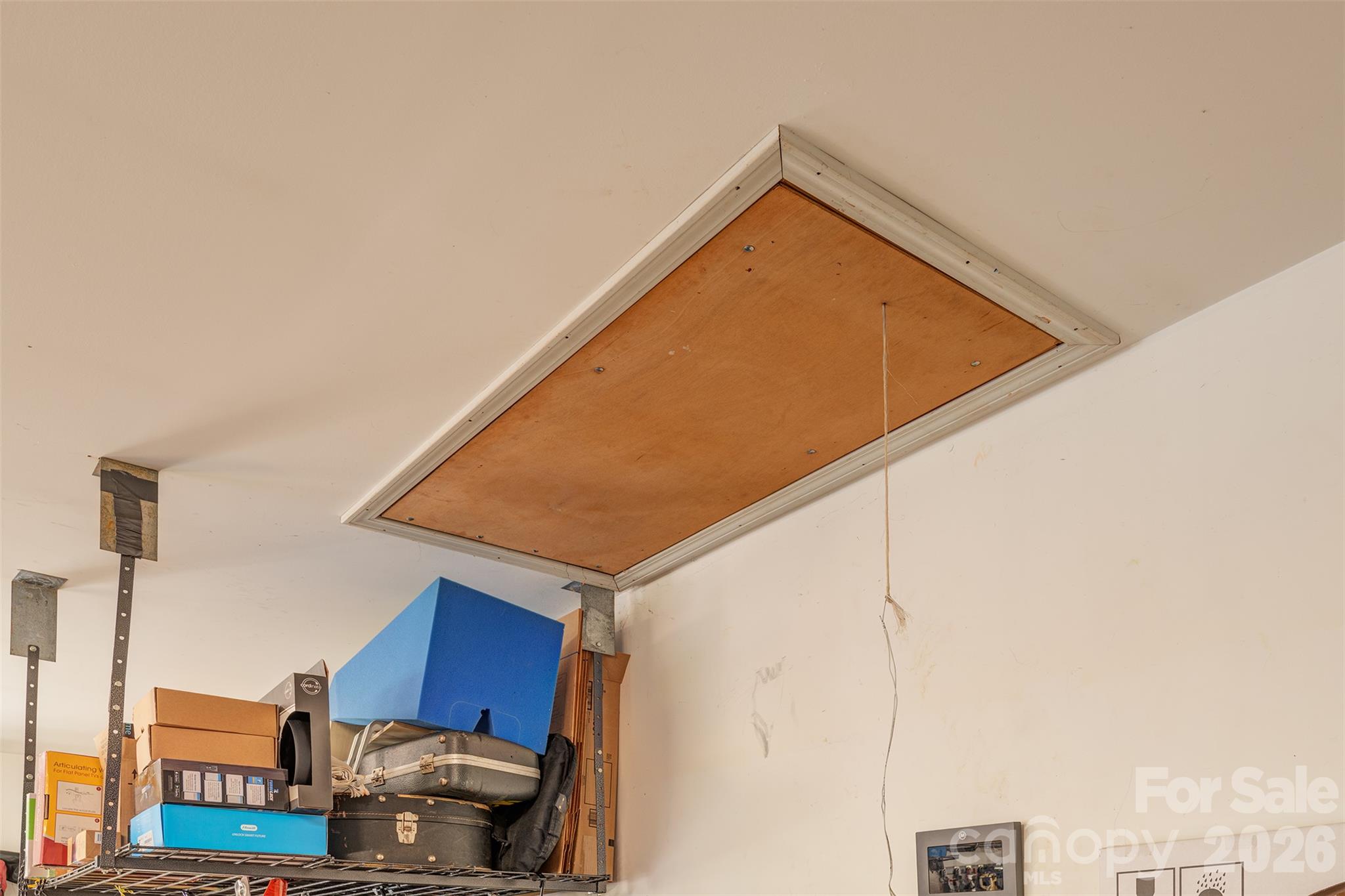 Full Size Pull down Attic - located in Garage - 265 Flat Creek Church Road, Weaverville