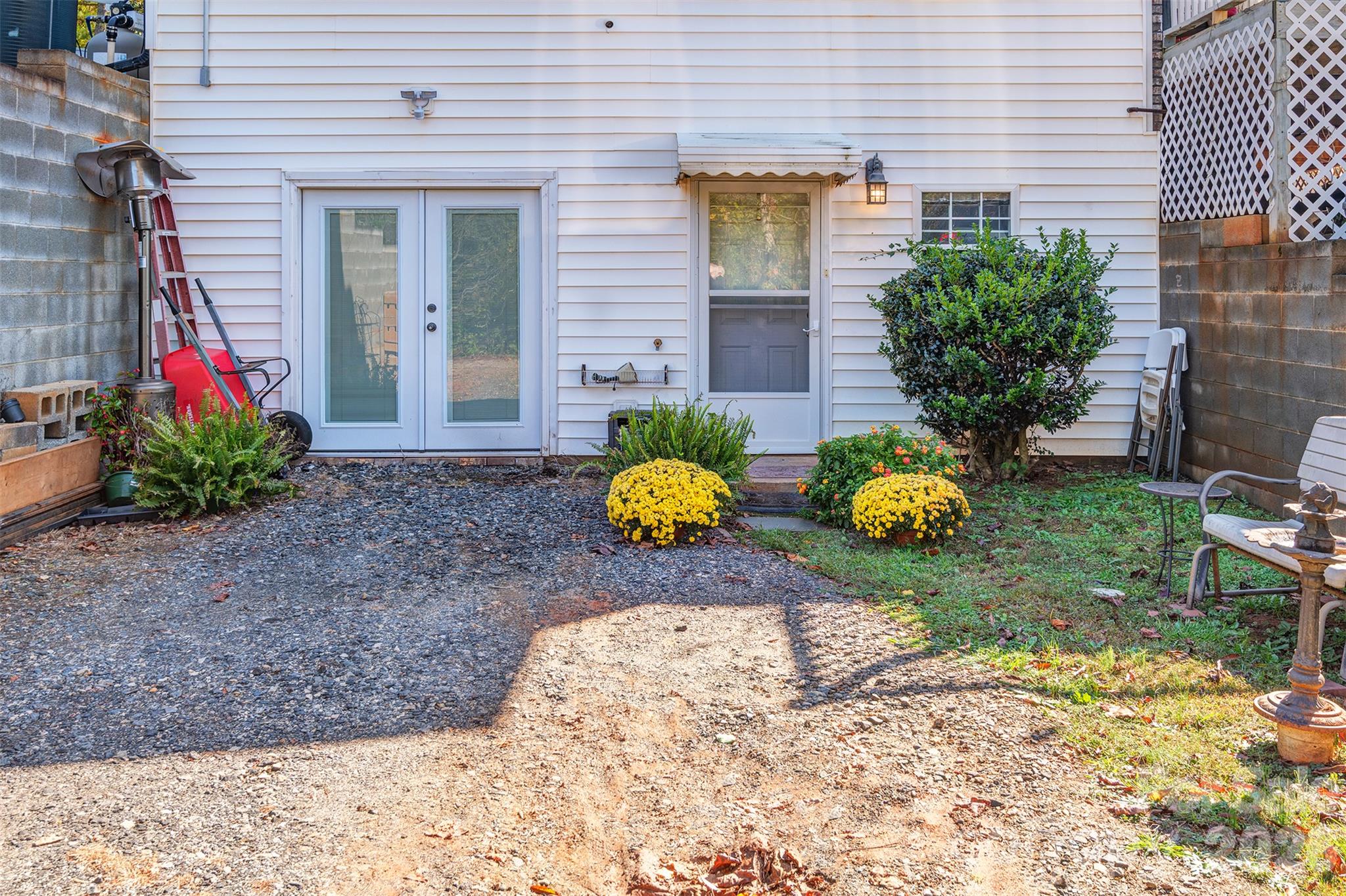 Exterior & Separate Entrance to Apartment - 265 Flat Creek Church Road, Weaverville