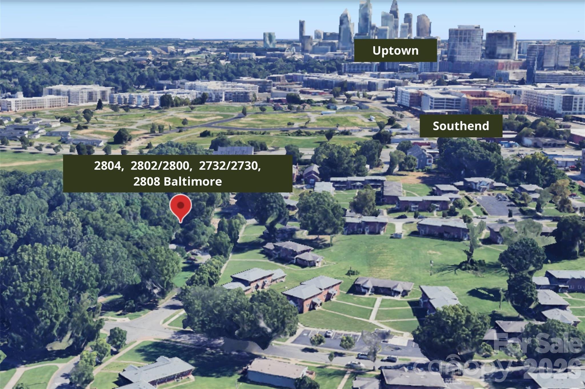 Lot at 2808 Baltimore Avenue, Charlotte, photo 2 of 4