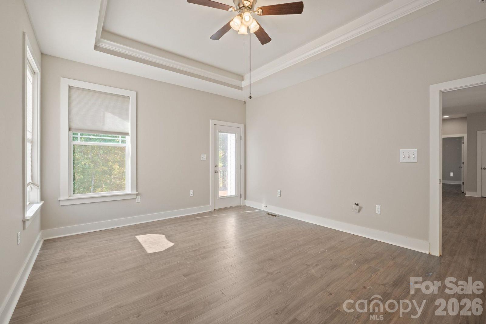 Primary w/door to back deck - 1544 Farmington Hills Drive, Conover