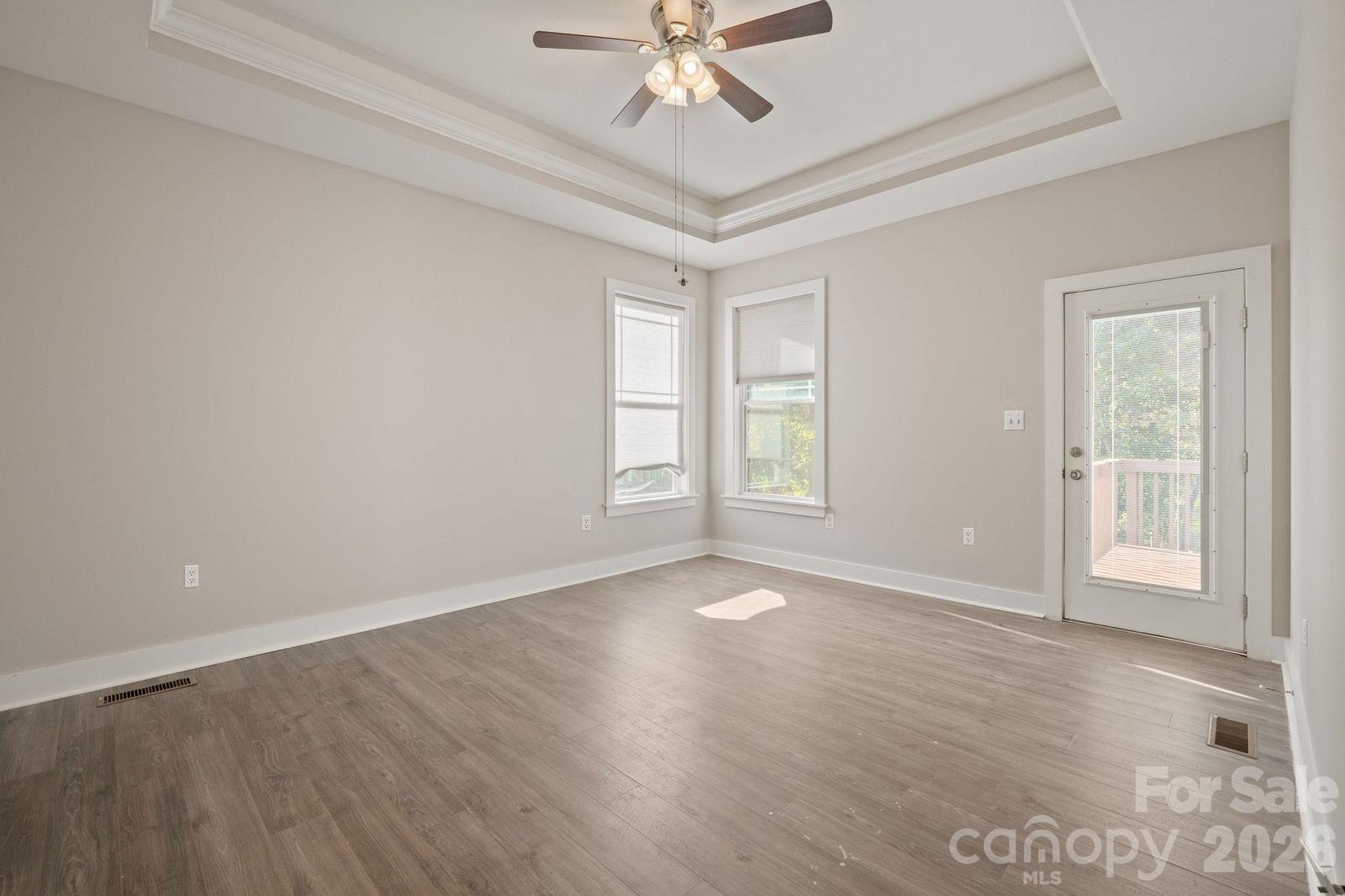 Primary w/ door to back deck - 1544 Farmington Hills Drive, Conover