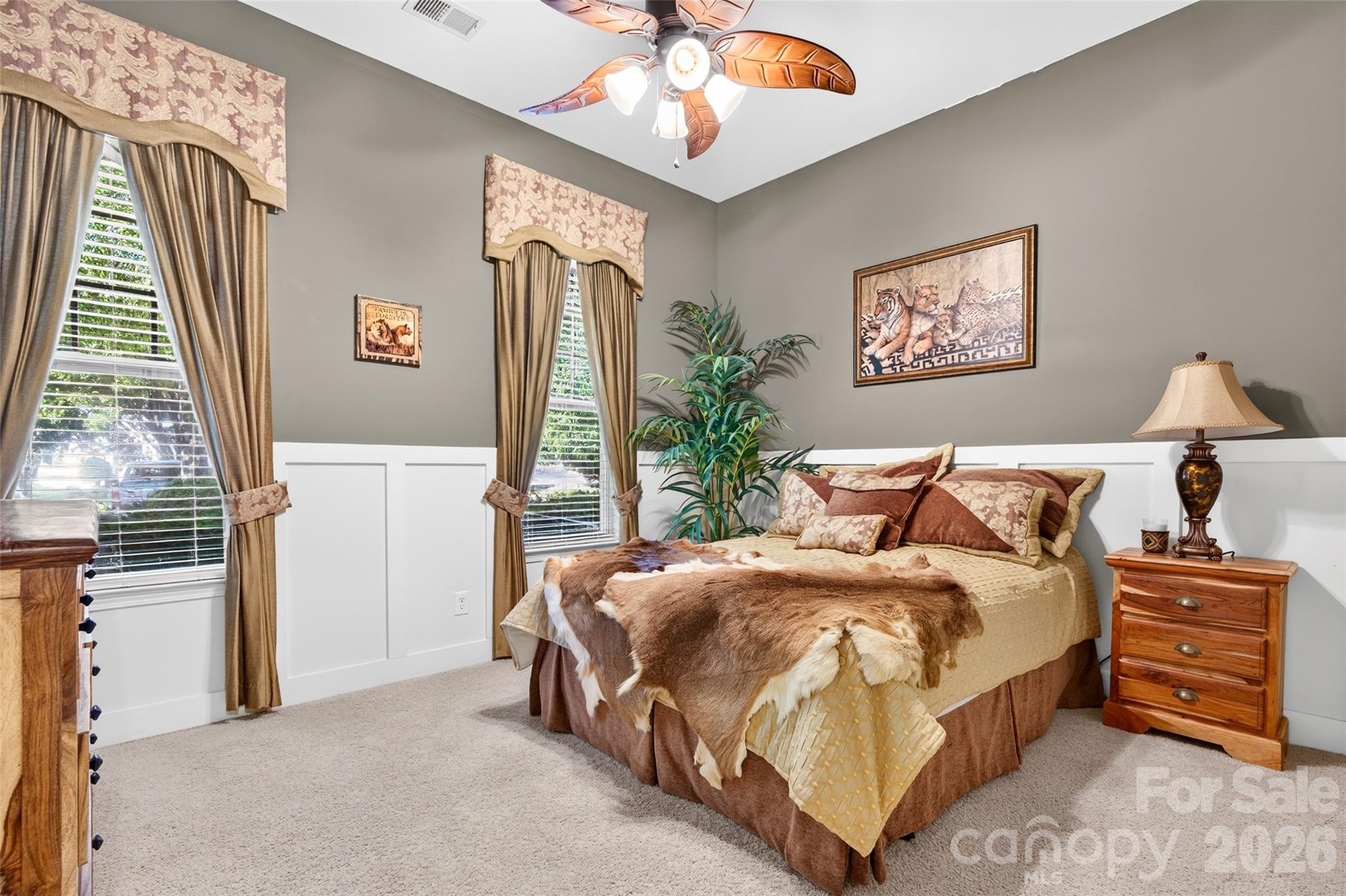 2nd Bedroom overlooking the front. - 8432 Brookings Drive, Charlotte