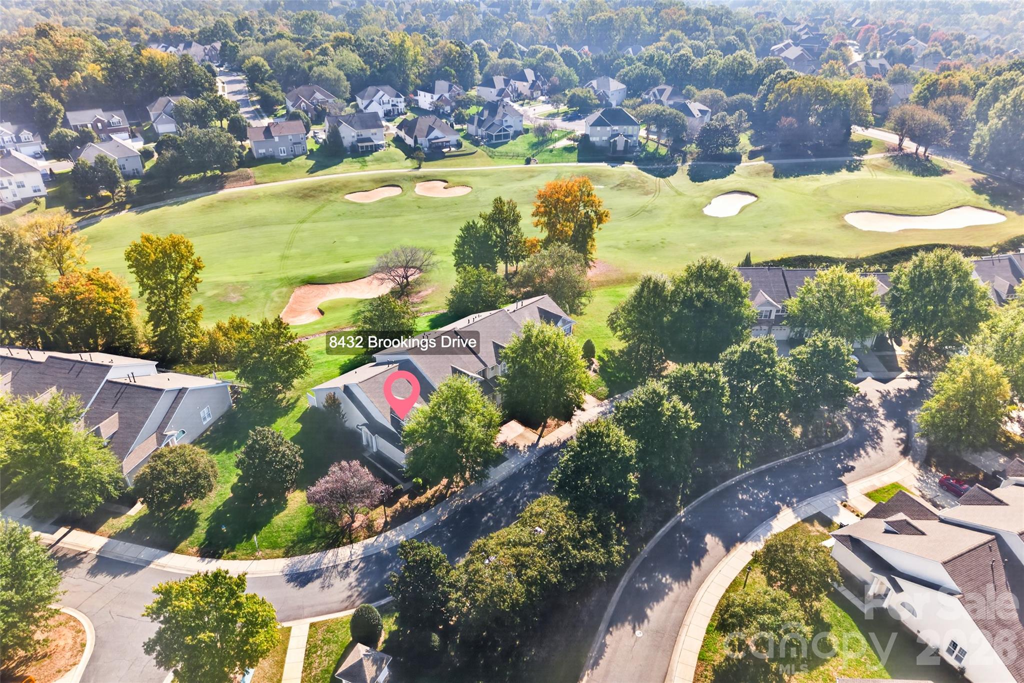 Gorgeous view of the fairway! - 8432 Brookings Drive, Charlotte