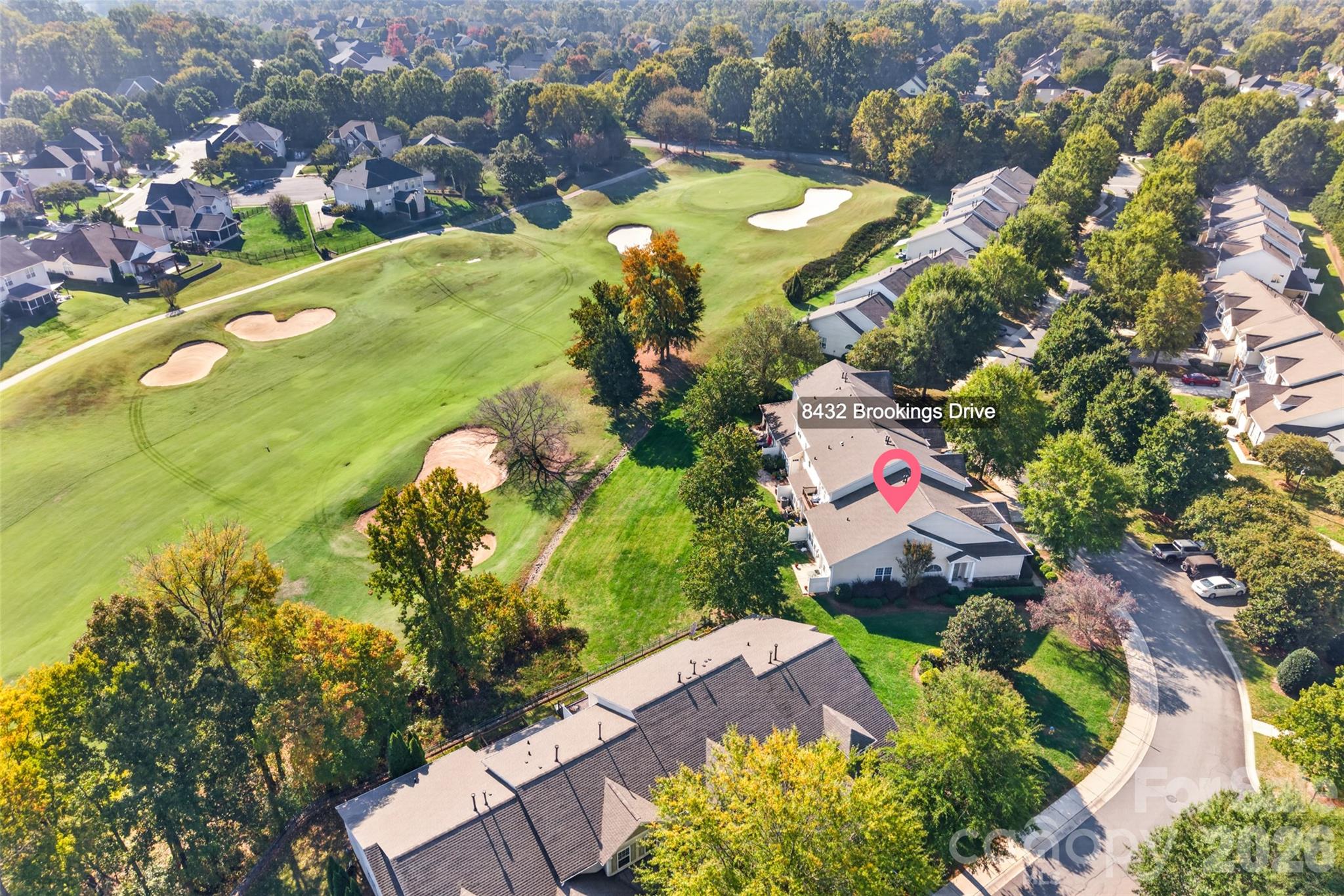 Gorgeous view of the fairway! - 8432 Brookings Drive, Charlotte