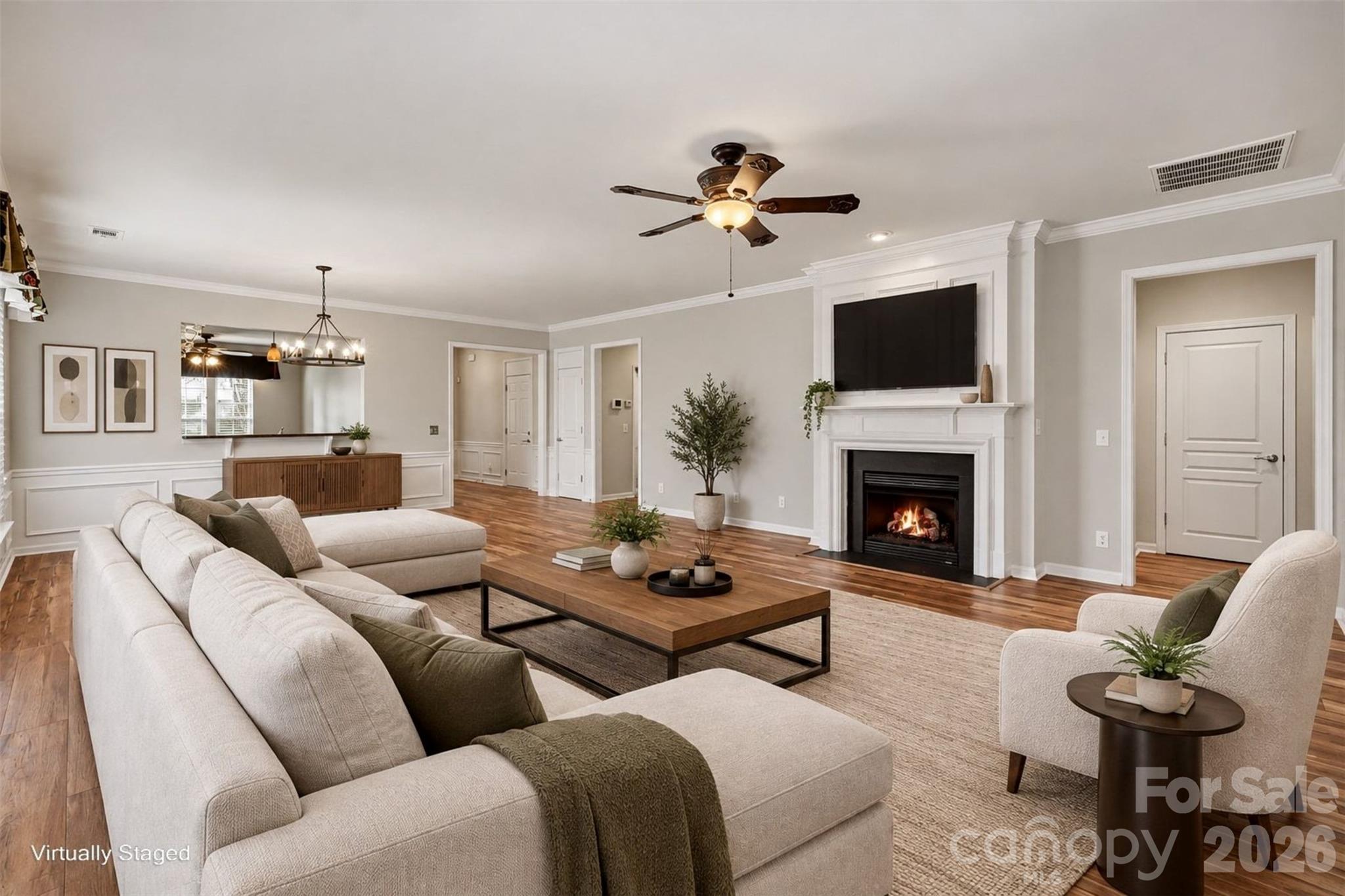 AI Generated Great Room - 52422 Winchester Street, Indian Land