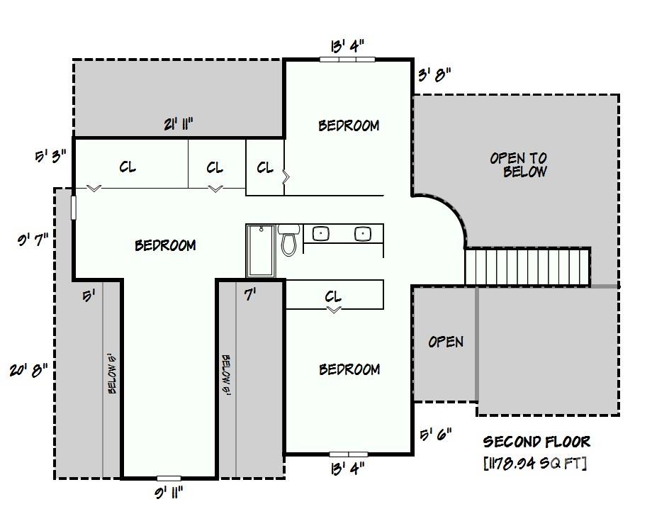 Upper Floor - 4943 Elmhurst Drive NE, Hickory