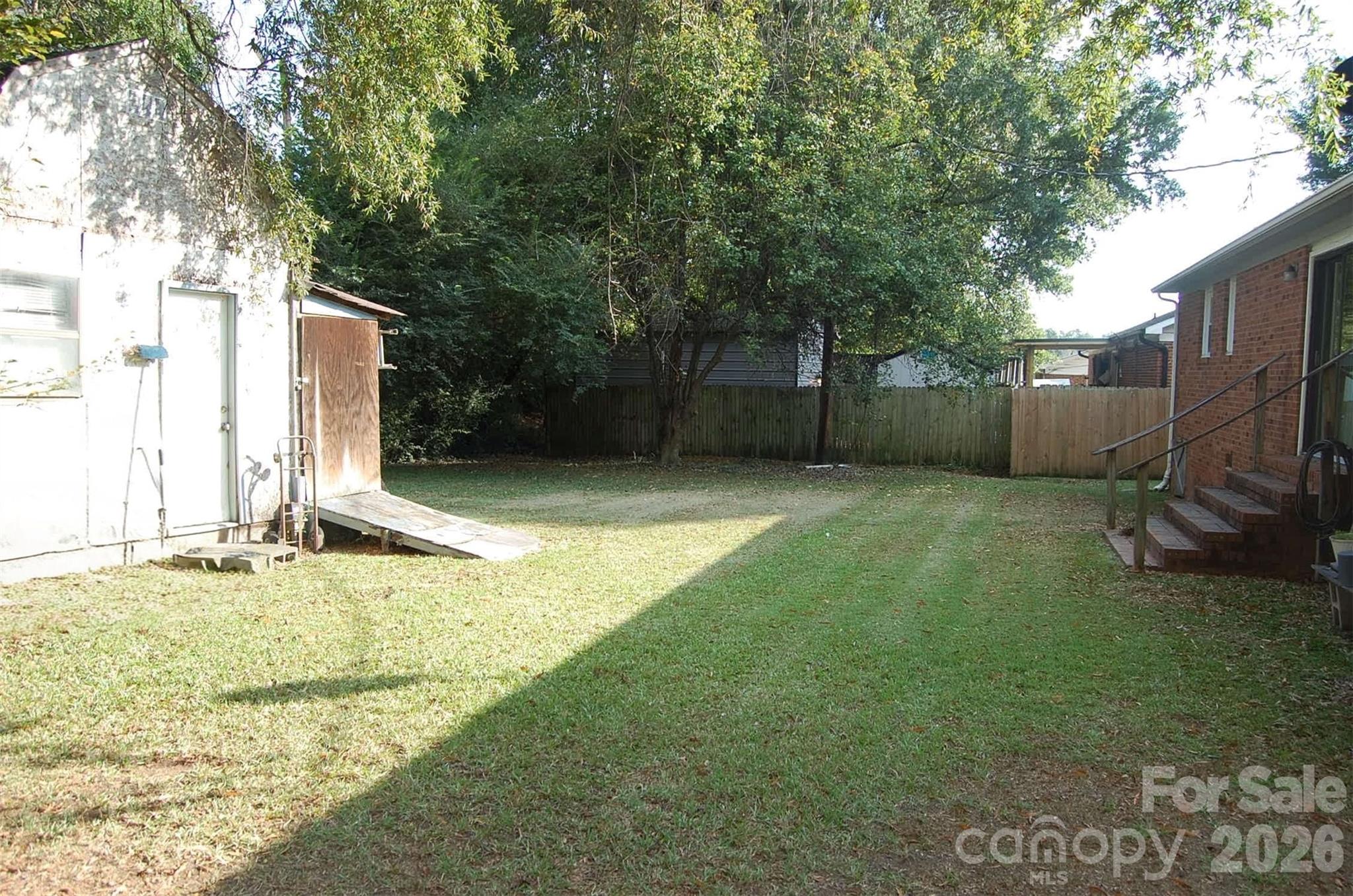 Rear of home with outbuilding! - 2920 Springdale Avenue, Kannapolis