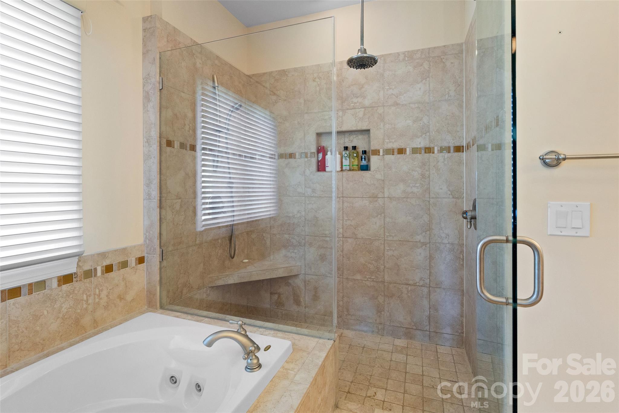 Roomy shower - 185 E Tattersall Drive, Statesville