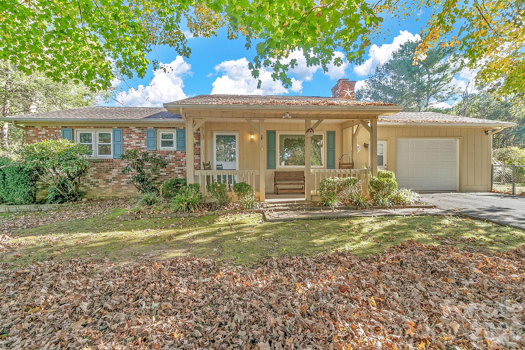 Front porch and front view of home - 1 Dewberry Drive, Hendersonville