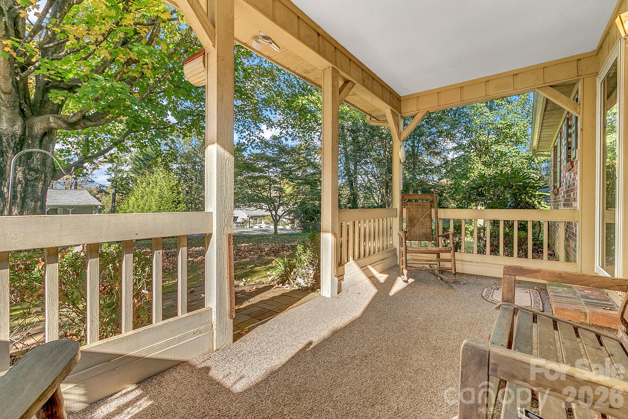 Front porch of 1 Dewberry - 1 Dewberry Drive, Hendersonville